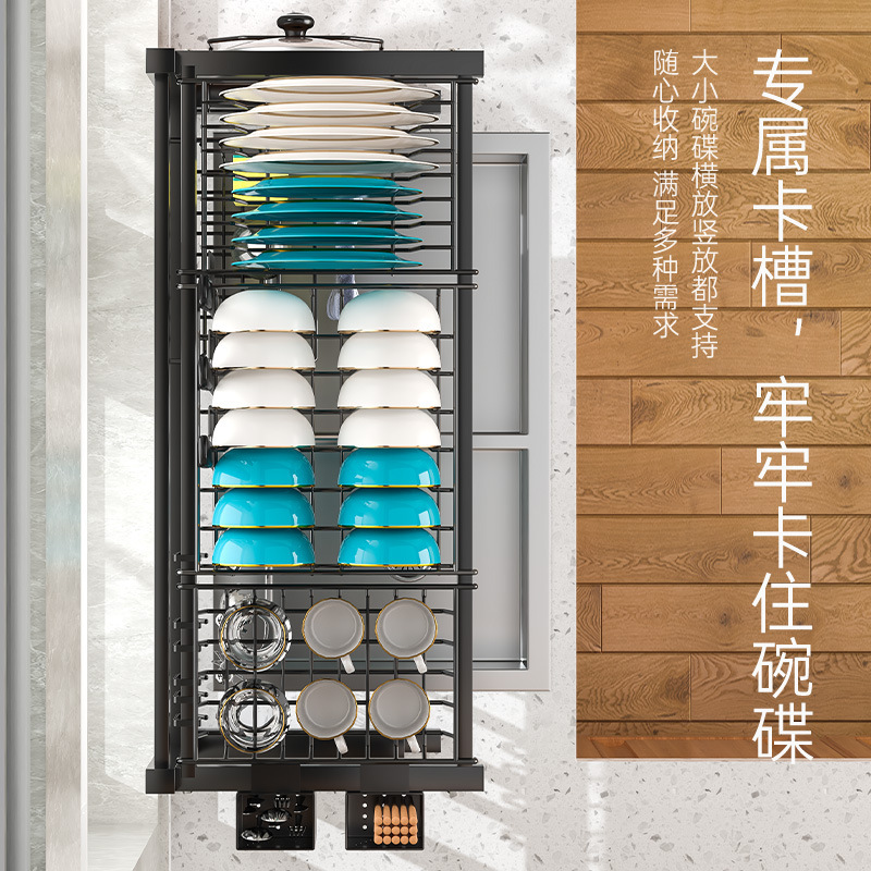 Cross-border kitchen dish draining rack, stainless steel sink storage rack, household tableware storage box, dish draining rack pic 1