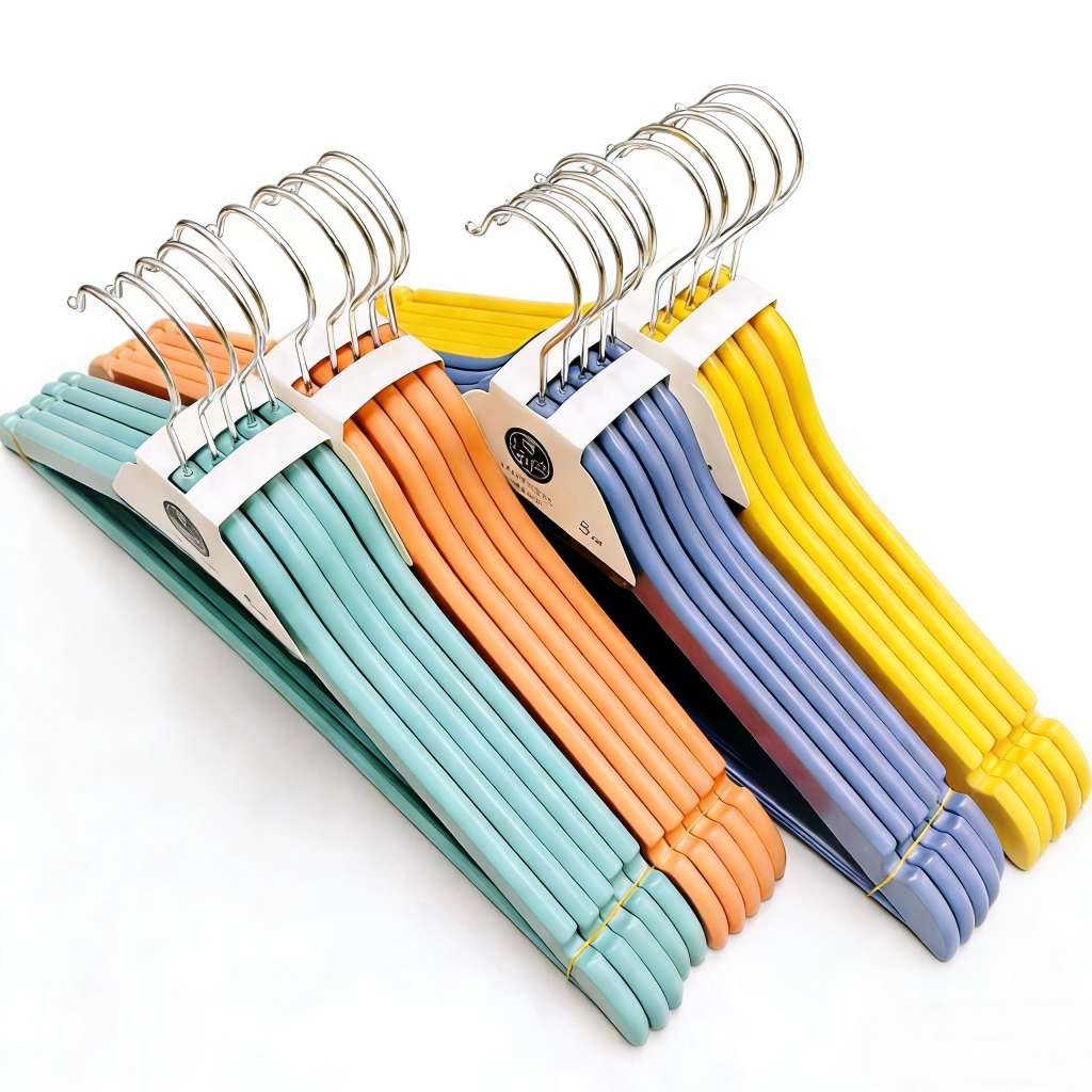 314-5 plastic clothes hangers, thickened and rotatable clothes hangers for household use, wholesale of clothes hangers, student dormitory clothes drying racks Specification image