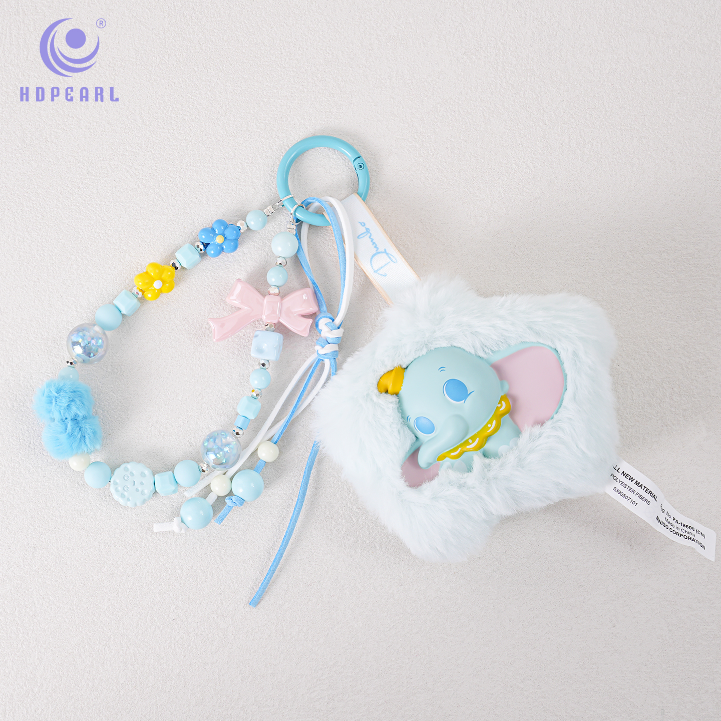 手工串珠可爱挂饰 少女心 DIY 创意钥匙扣包挂件 闺蜜礼物小饰品 包包挂件装饰小配饰