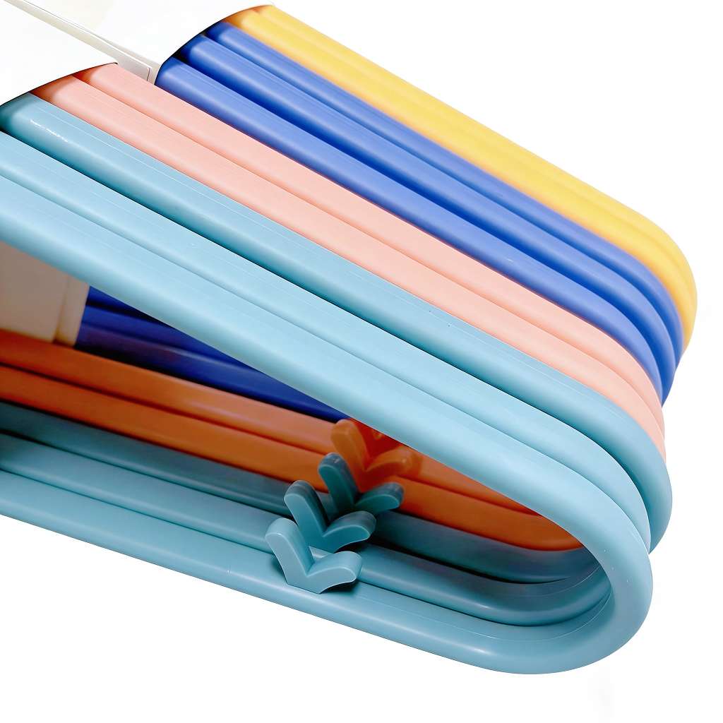 8855-5 plastic clothes hangers for household use, thickened and thickened clothes hangers, wholesale clothes hangers, student dormitory clothes drying racks Specification image