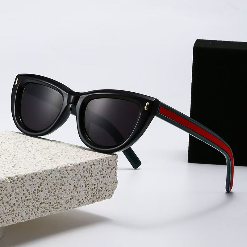 米钉多边形太阳镜跨境欧美简约时尚墨镜男女外贸百搭防蓝光平光镜