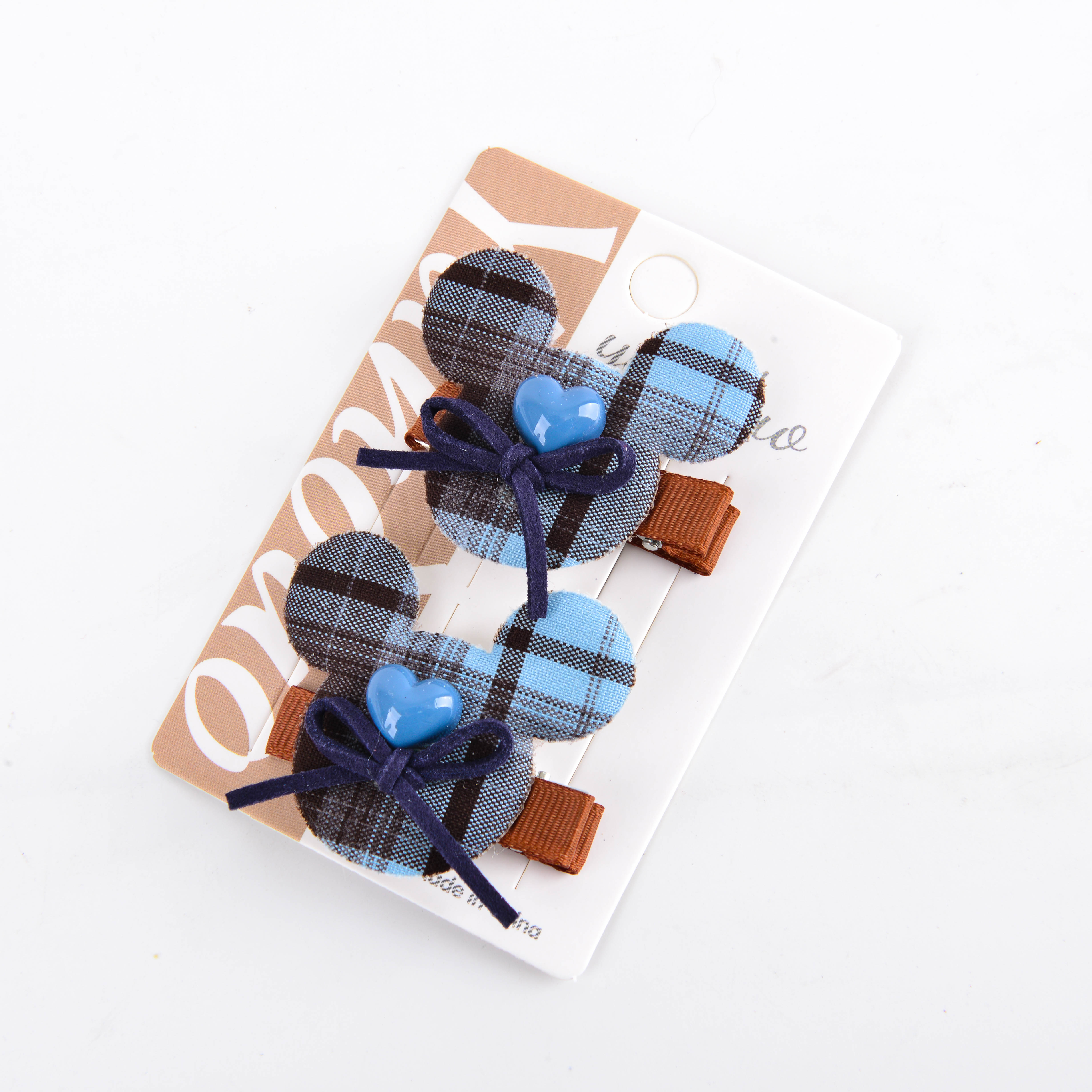 New sweet velvet bow heart-shaped button children's hair clip, Korean style, versatile, little girl hair tie, hair tie Application Scenario