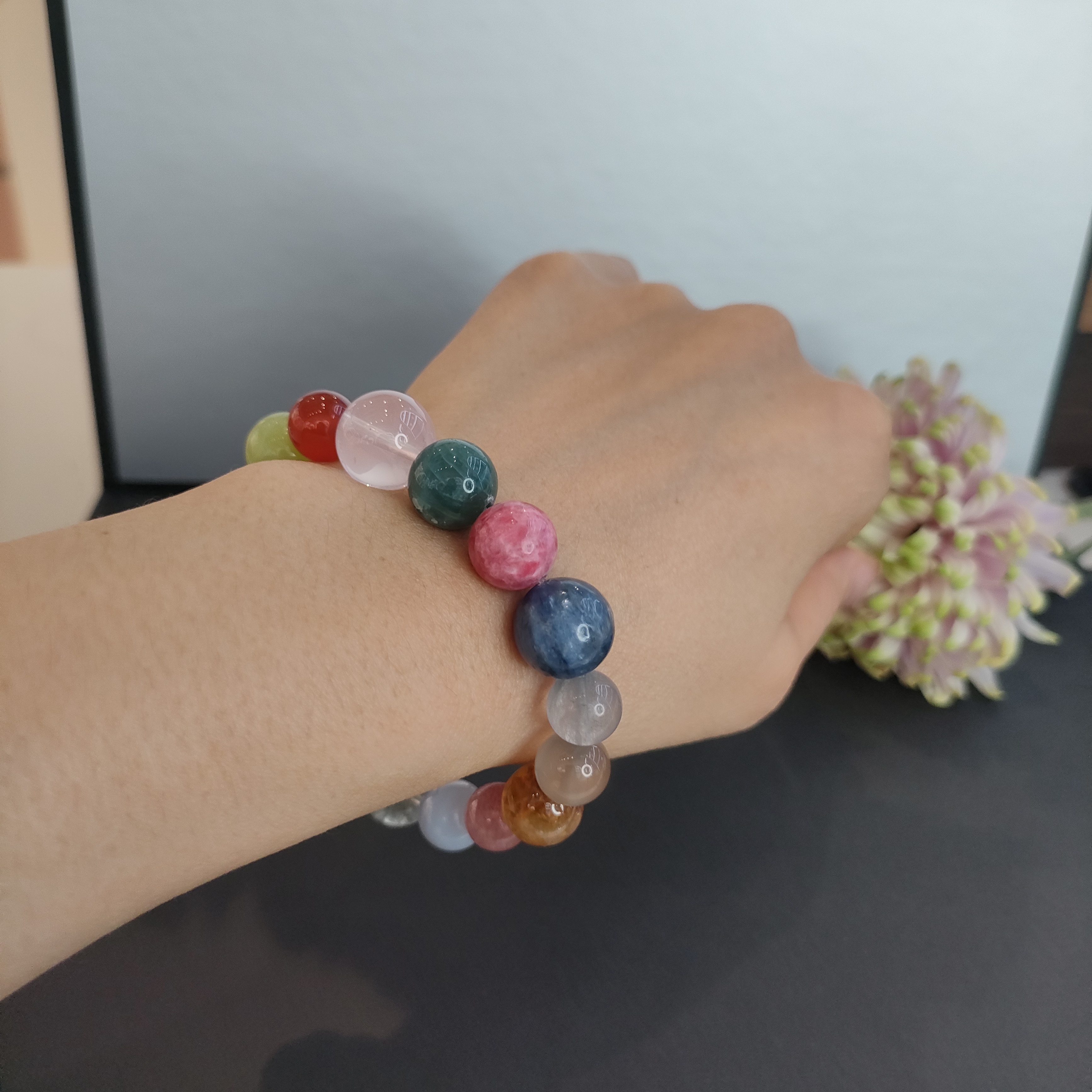 多宝粉水晶海蓝宝蓝晶石产品图