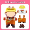 Doll toy accessories BJD Cotton doll dress-up patch Girl decoration doll dress 15-17CM Cotton doll overalls Item Picture