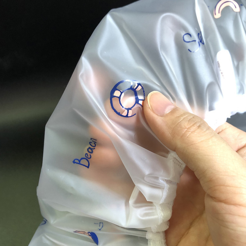 一次性EVA独立包装浴帽洗澡做饭保护头发防水防油污加厚款浴帽细节图