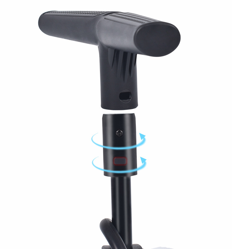 BM-7032 bicycle air pump, car bicycle air pump, portable floor-standing air pump with air pressure gauge, floor-standing air pump for basketball toys pic 6