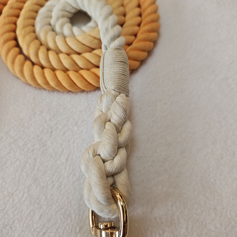 FOUND BUDDY 手工制作段染编织狗狗训练牵引绳8种颜色可选详情6