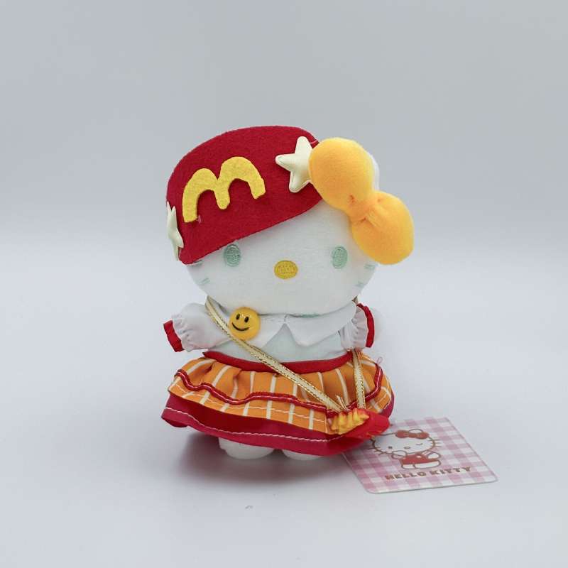 【正版】HelloKitty钥匙扣包包挂件KT猫毛绒公仔小书包挂饰
