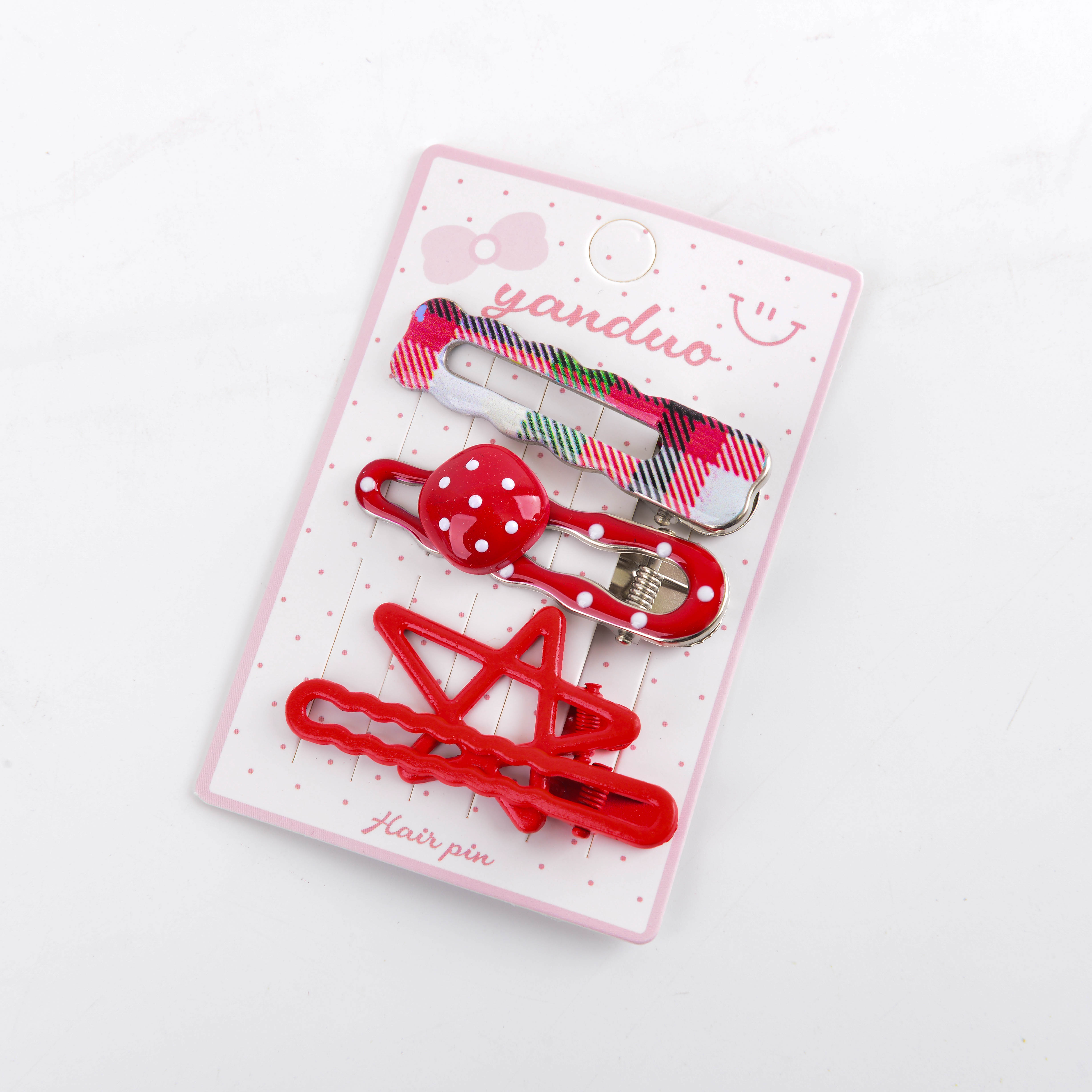Christmas gift: Bangs, hair clips, side clips, decorative side hair clips, women's 2025 new style duckbill clips, children's headwear Application Scenario