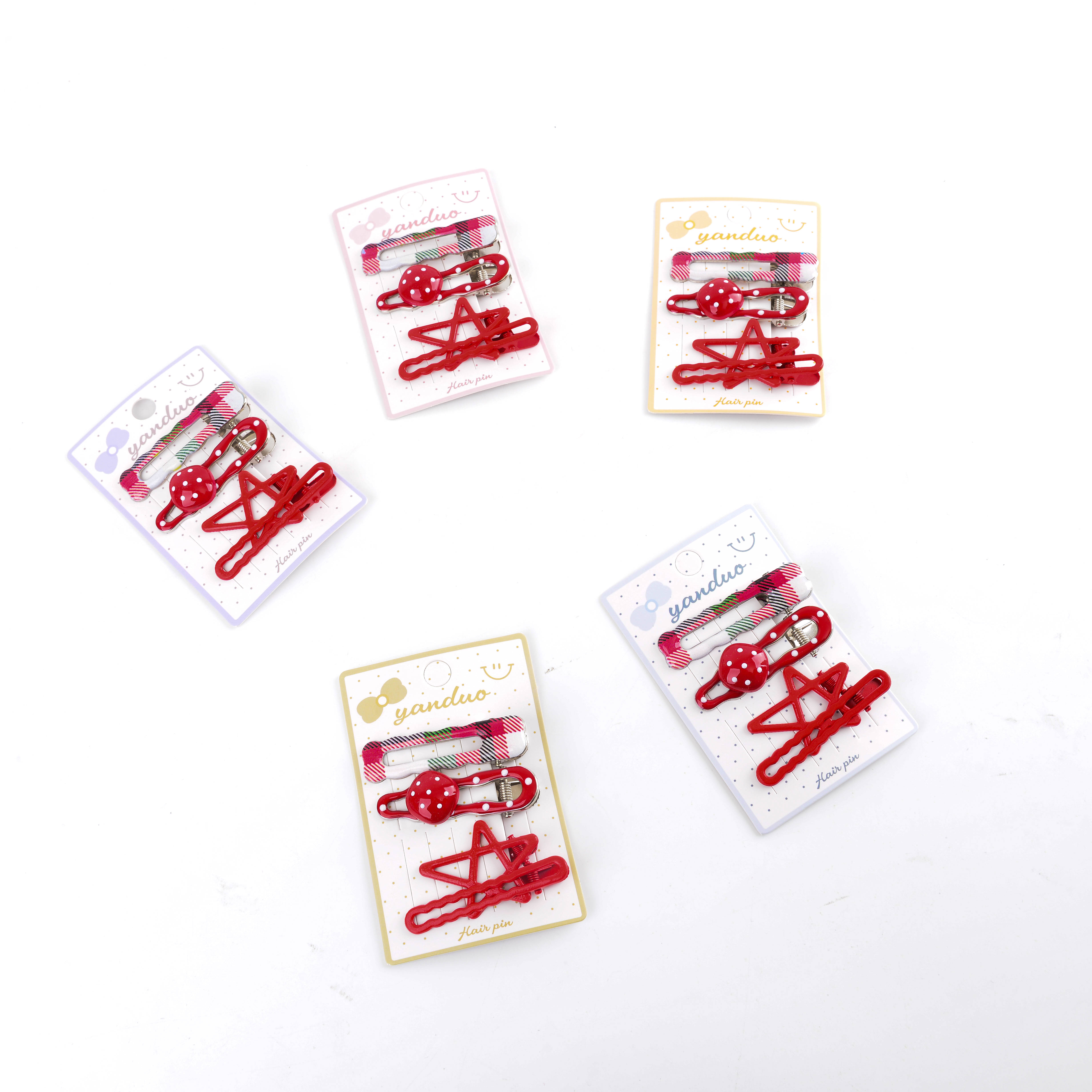 Christmas gift: Bangs, hair clips, side clips, decorative side hair clips, women's 2025 new style duckbill clips, children's headwear details Picture