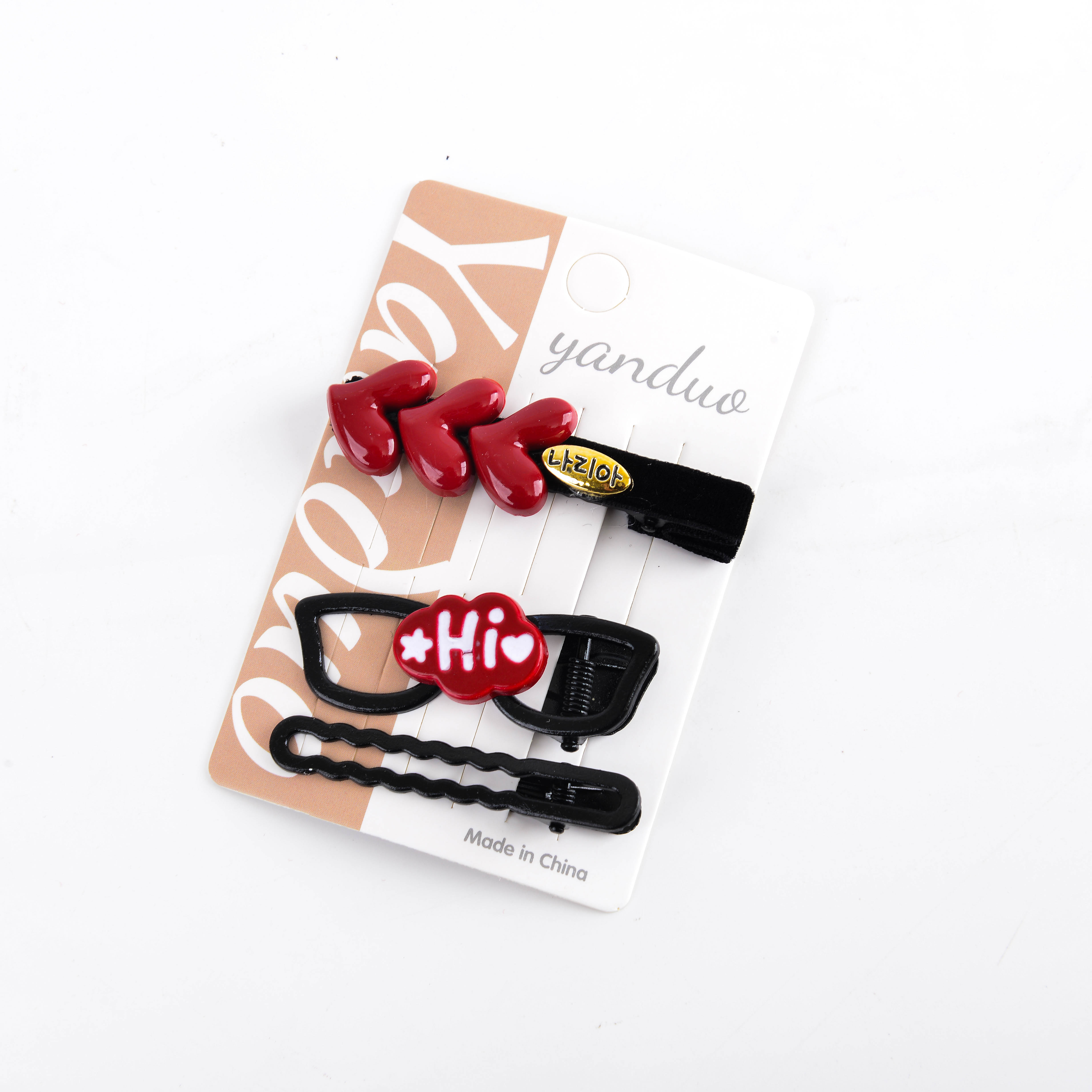 Hairpins, princess hair clips, small hair clips, small bangs clips, forehead children's hair clips, hair clips, headwear details Picture
