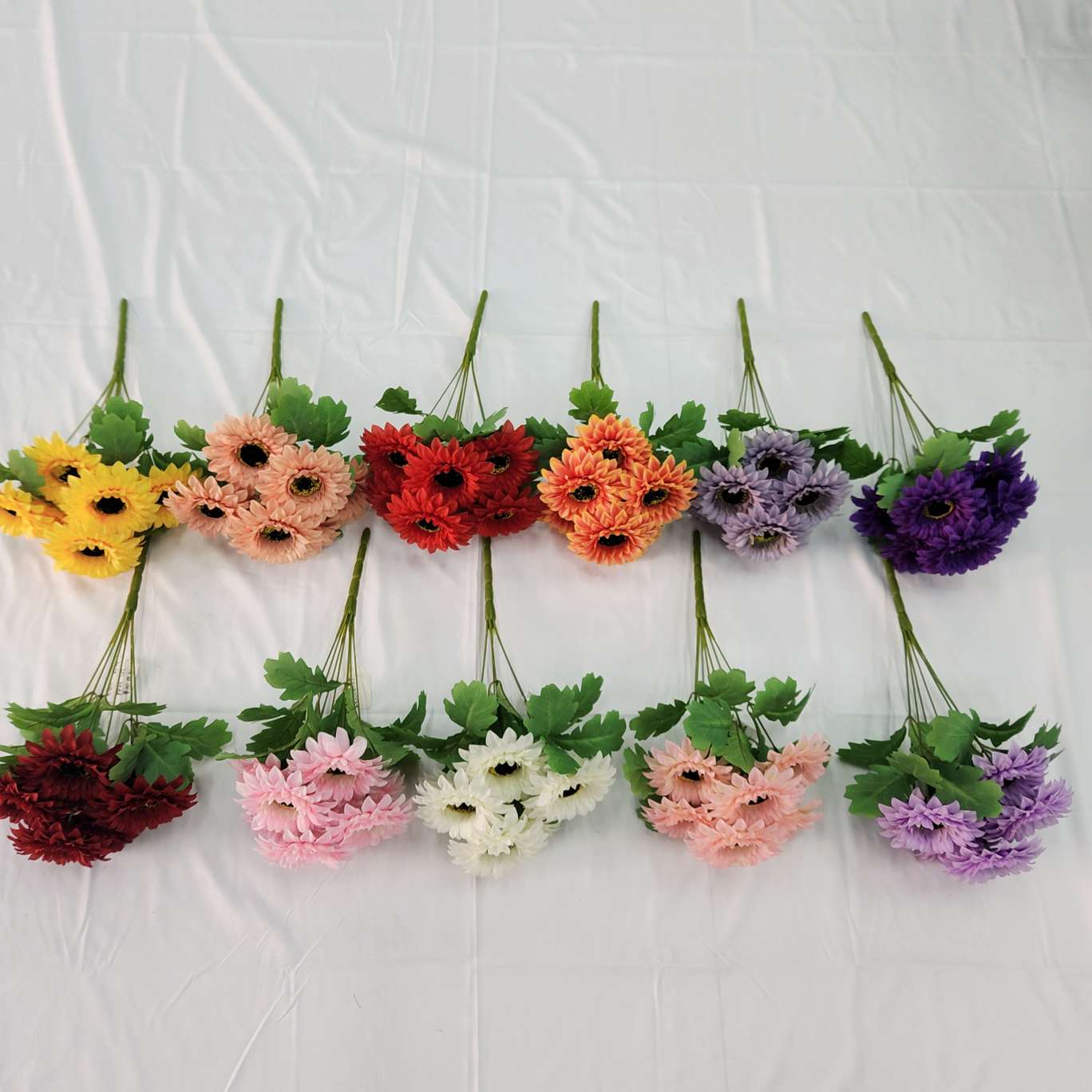 7 cabezas gerberas simulación de oficina bouquet de rosas cultura jardinería decoración proyecto