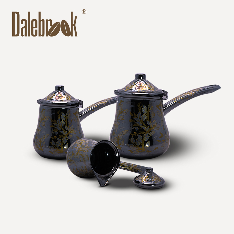 Dalebrook阿拉伯咖啡杯搪瓷 传统手冲壶带盖套装礼盒伴手礼出口中东