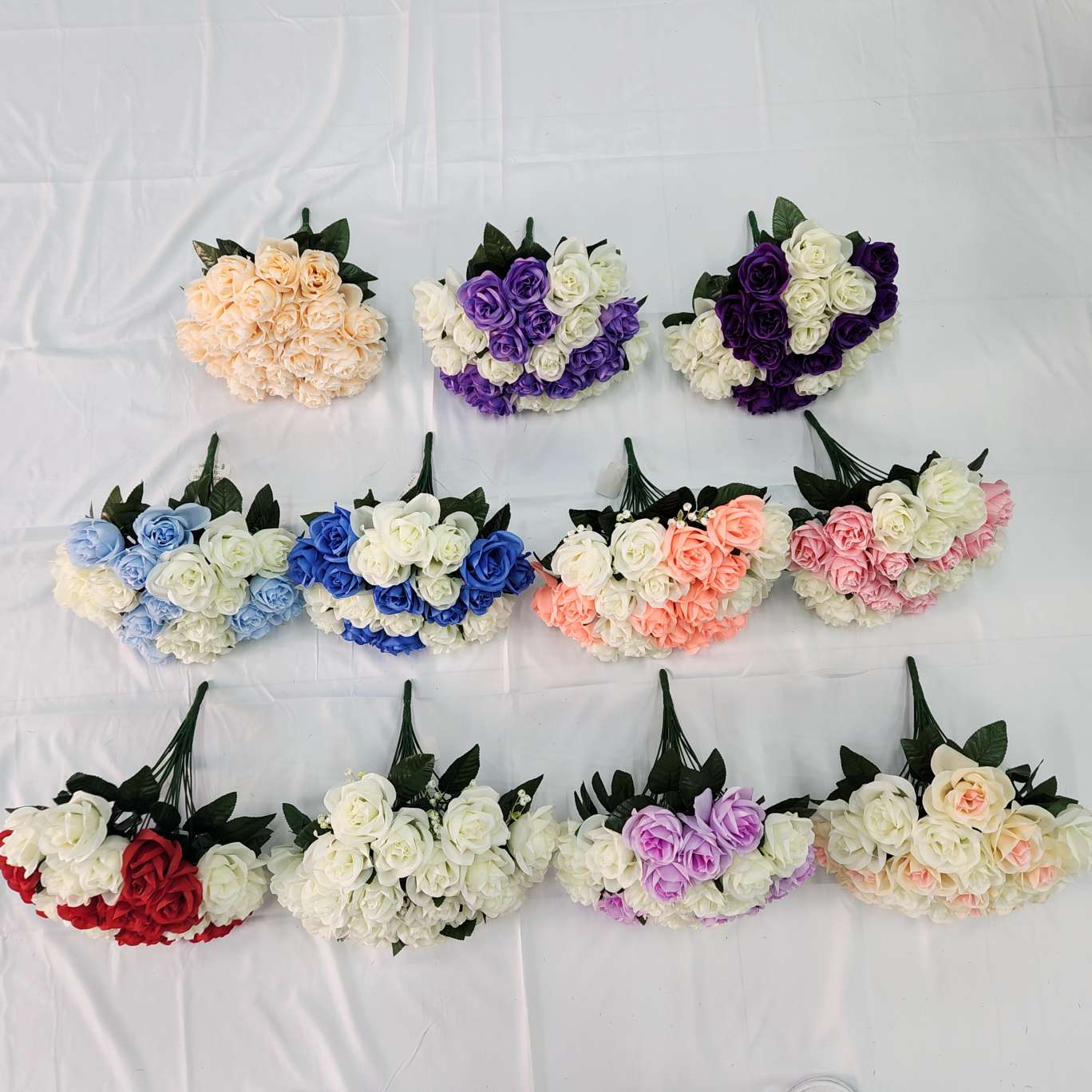 24 cabezas brotes simulación de oficina bouquet de rosas simulación de jardinería cultural flores