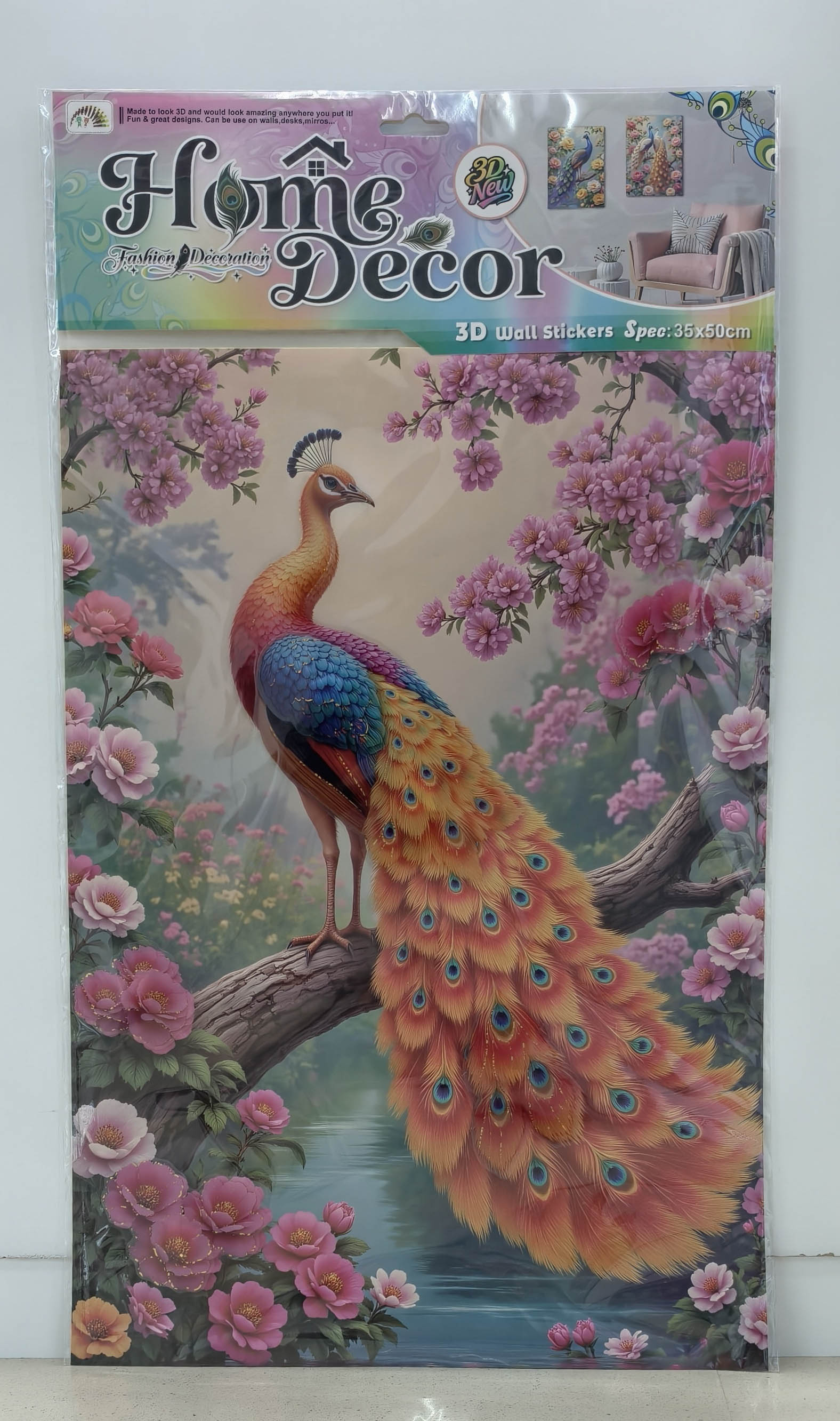 LLK peacock photo frames are pasted layer by layer Application Scenario