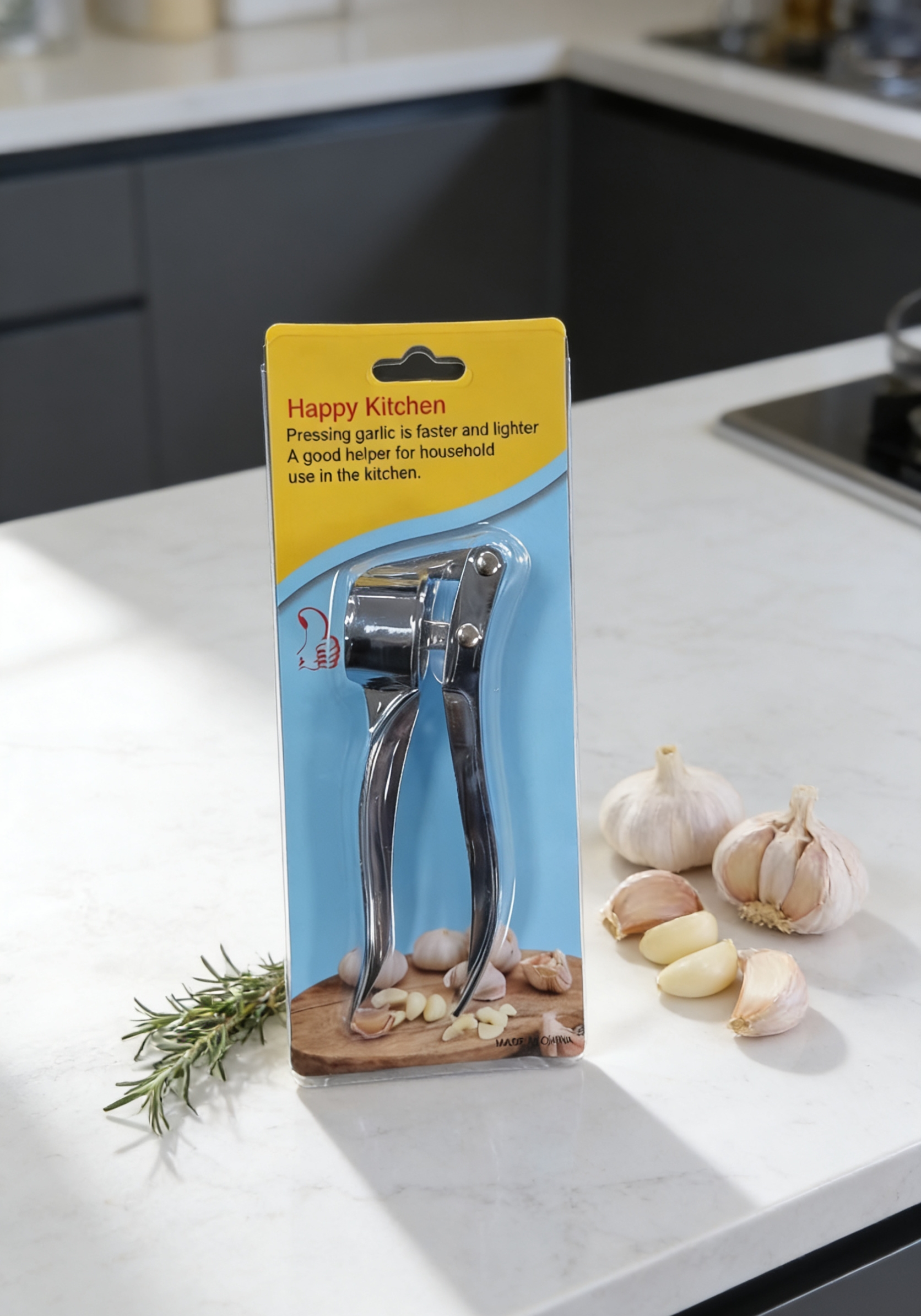 Stainless steel garlic press, manual garlic mince machine, kitchen garlic mopping machine, garlic peeling tool, manual garlic press, stainless steel kitchen garlic peeling and mopping machine, garlic mince machine, garlic paste holder, small tools wholesale