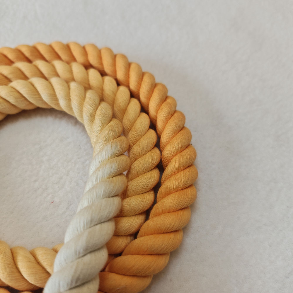 FOUND BUDDY 手工制作段染编织狗狗训练牵引绳8种颜色可选详情9