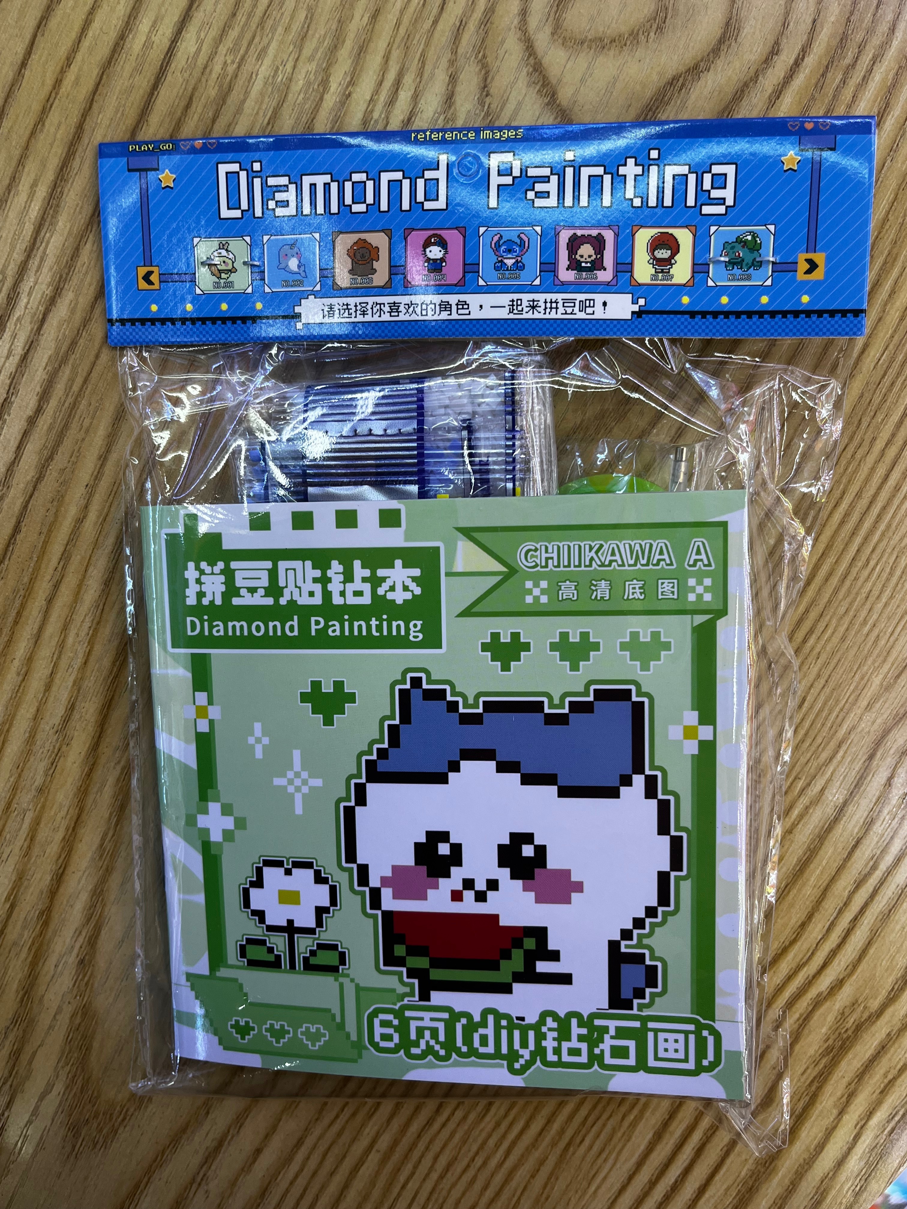 New children's diy bean paste diamond book, full diamond frame, Kuromi Sanrio cartoon material package, hand-pasted diamond wholesale Application Scenario