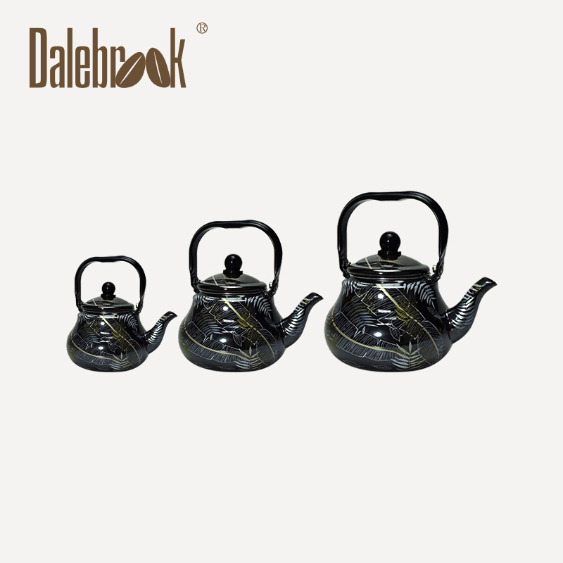 Dalebrook搪瓷梨形壶 中东沙特红茶壶热水壶 凉水壶tea kettle