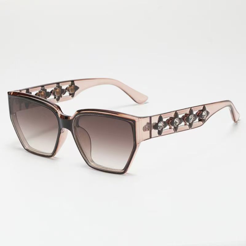 2025新款太阳镜女大框圆脸显脸小高级感偏光防紫外线墨镜快手产品图