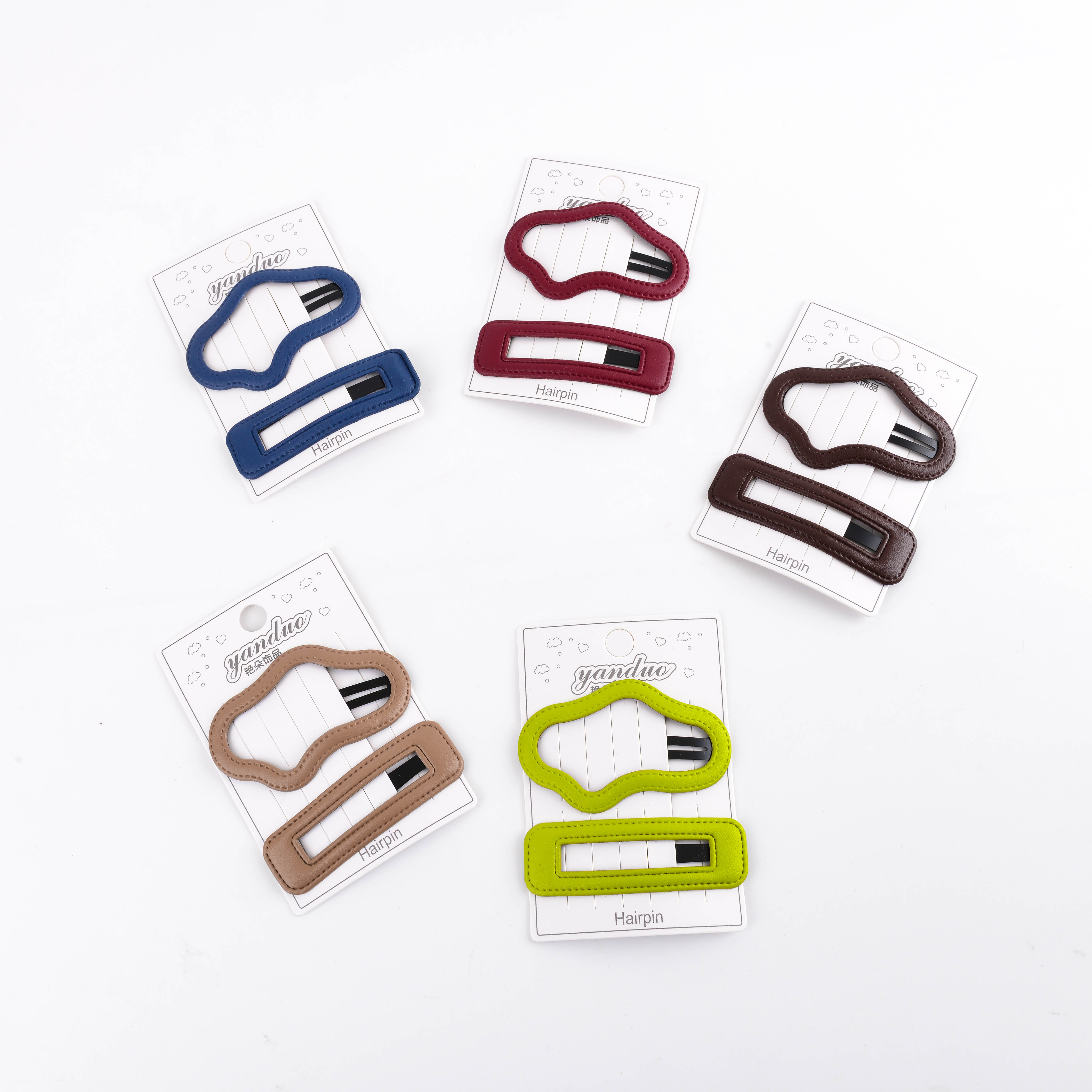 儿童发夹多巴胺皮质可爱发饰女童刘海碎发夹子头饰不伤发发卡bb夹