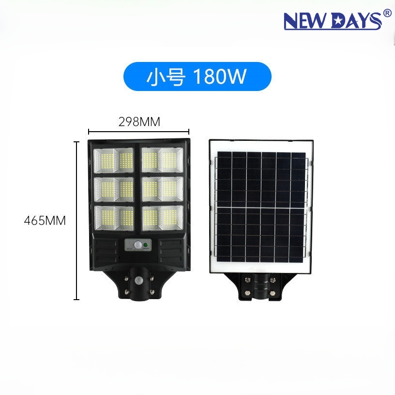 NEWDAYS marca crossover nuevo LED integrado luz solar farola hogar patio exterior luz de emergencia resaltada a prueba de agua y polvo cuerpo humano sensor luz de inundación Application Scenario