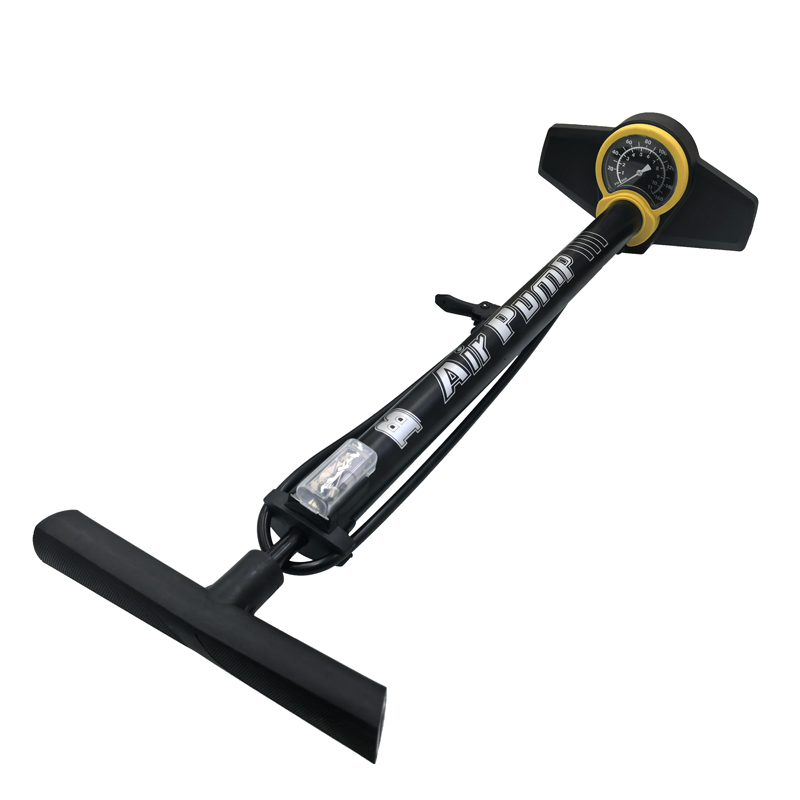 BM-7038B落地气筒自行车打气筒汽车单车气筒便携落地气筒带气压表落地气筒篮球玩具充气泵详情8
