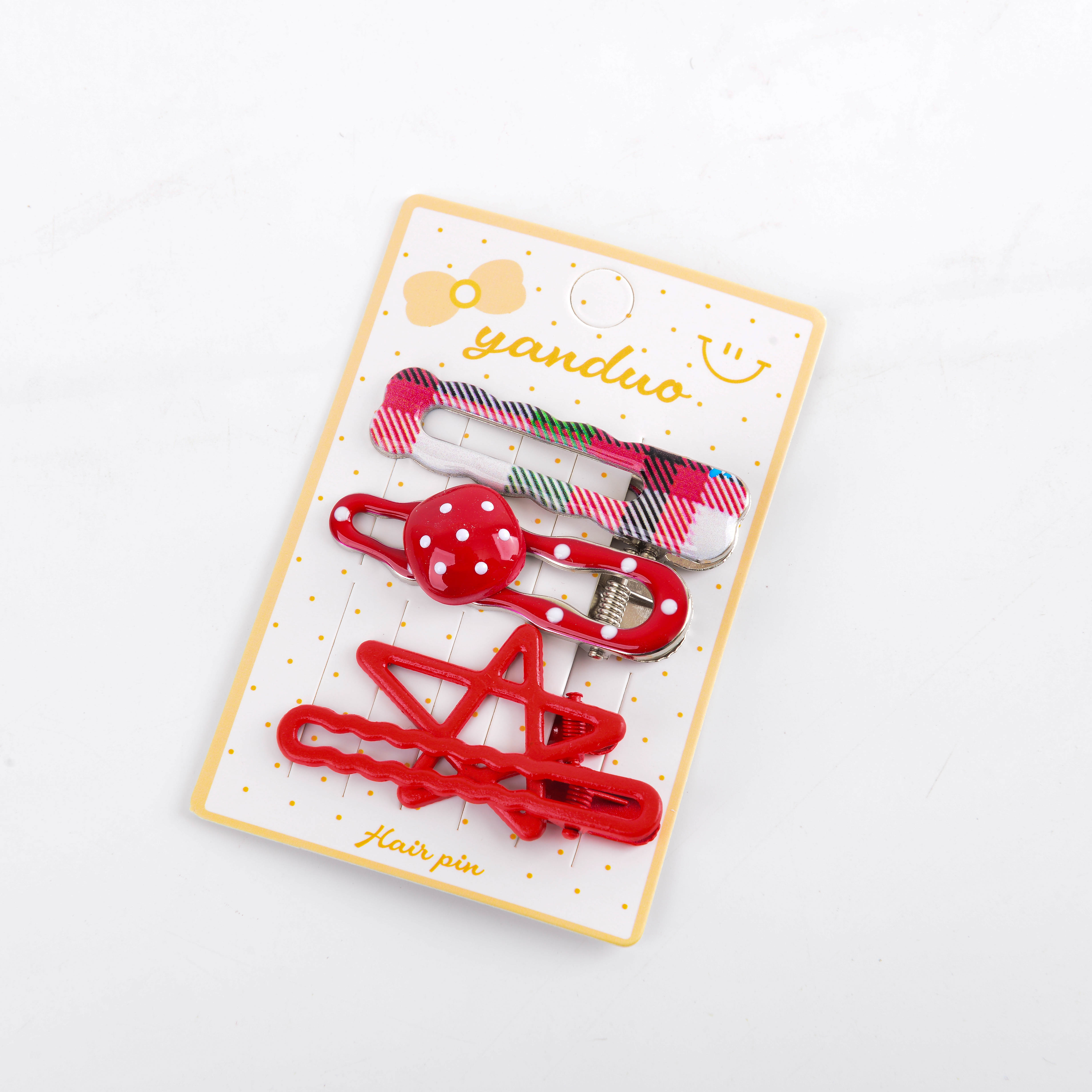 Christmas gift: Bangs, hair clips, side clips, decorative side hair clips, women's 2025 new style duckbill clips, children's headwear Specification image