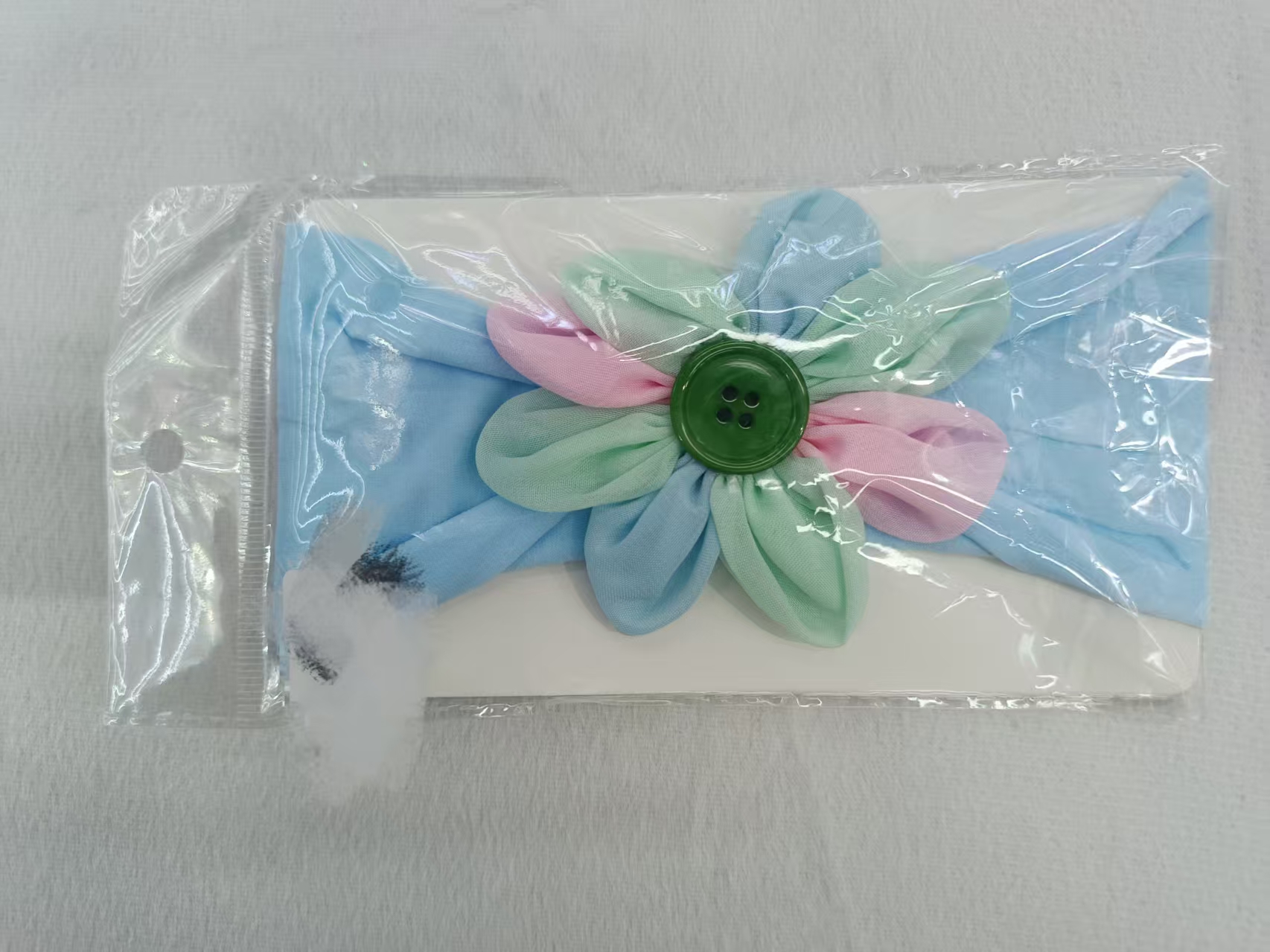纽扣纱花发戴