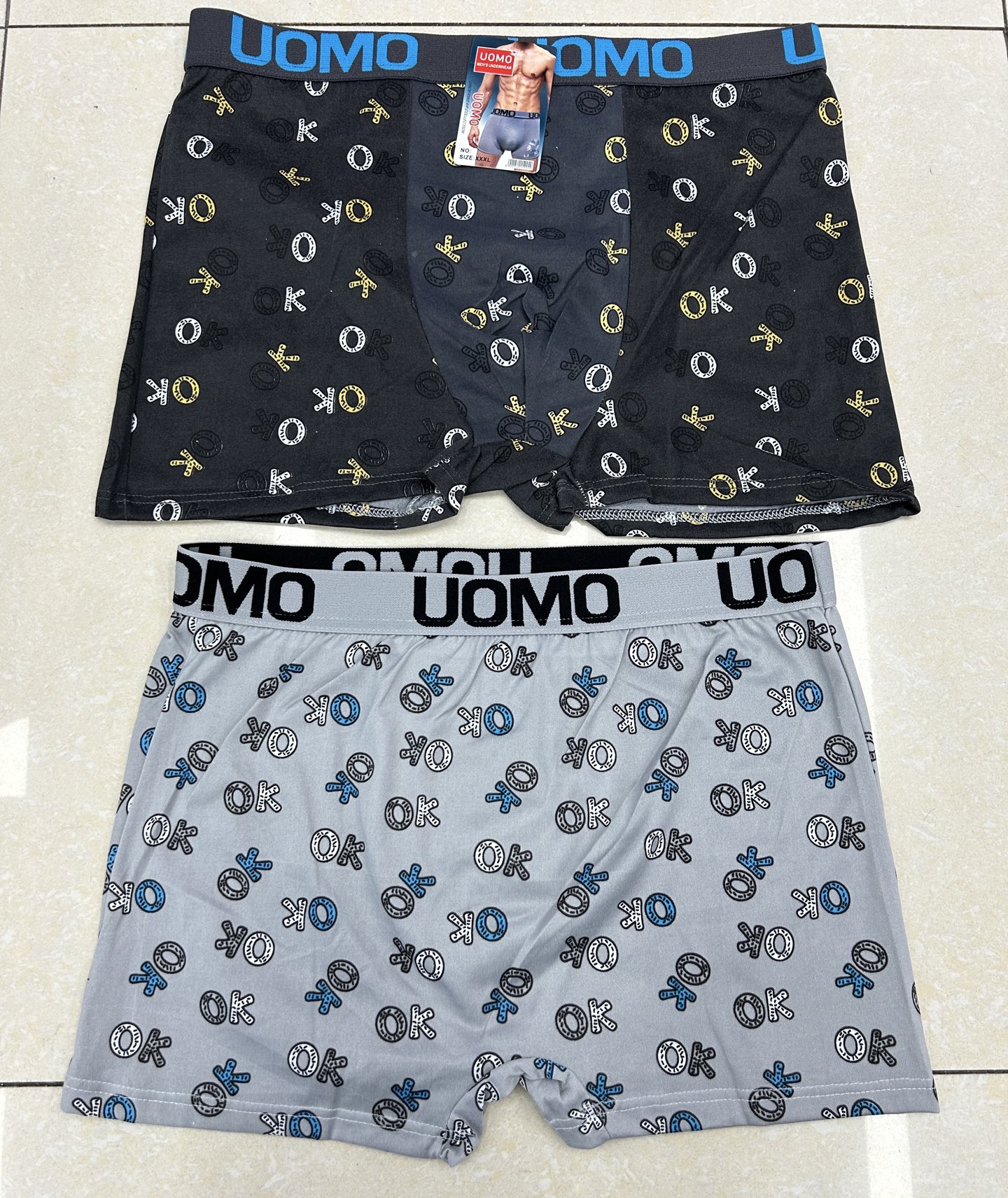 076 Foreign trade export to Europe, America and Africa men's comfortable crotch men's briefs in stock, breathable, comfortable and not sweaty Item Picture