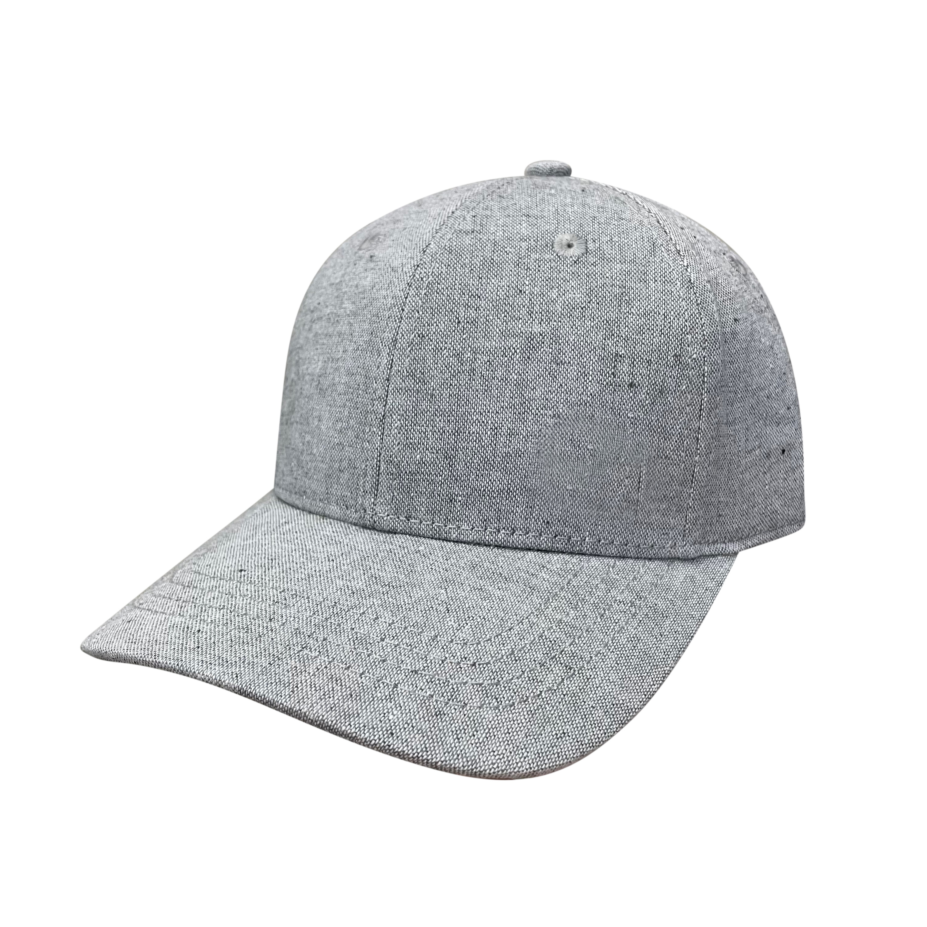 Spring and summer new smooth cotton and linen baseball cap, retro and versatile, trendy slightly curved brim baseball cap, high-quality men's outdoor sunshade, fashionable hat with dot pattern Application Scenario