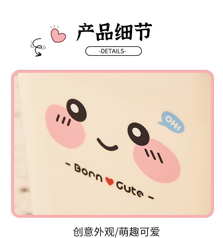 J06-9012 Cartoon desktop trash can, creative home use, cute small size, high appearance level, bathroom wastebasket, office pressure ring storage detail image 11