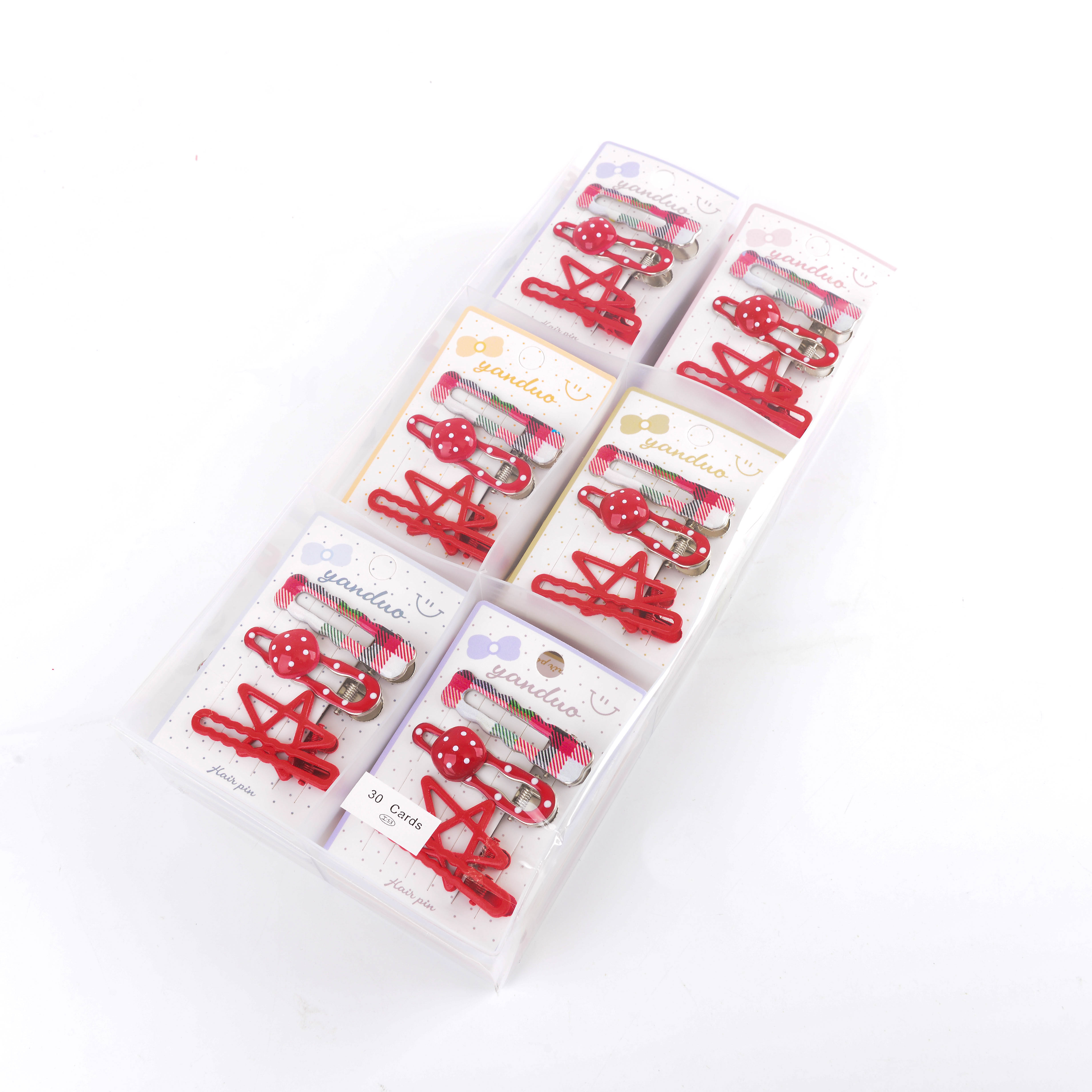 Christmas gift: Bangs, hair clips, side clips, decorative side hair clips, women's 2025 new style duckbill clips, children's headwear