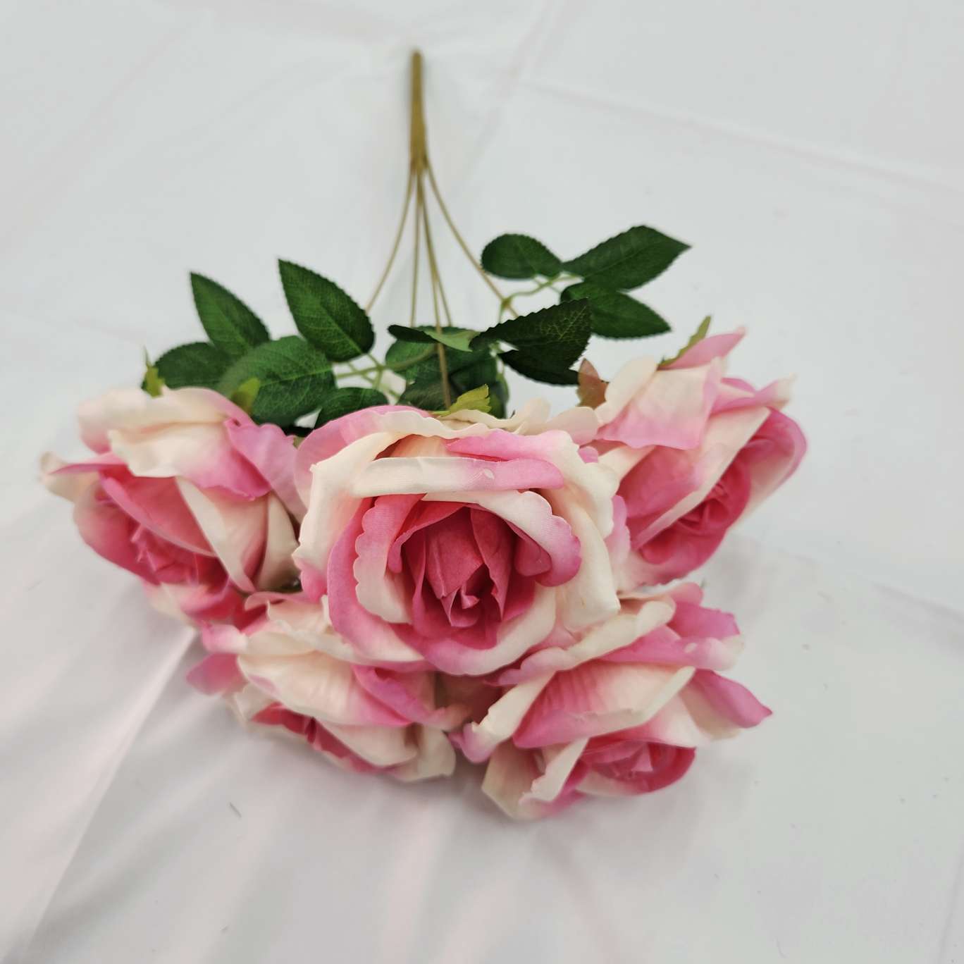 5 cabeza felpa acacia fushia oficina simulación rosa bouquet cultura creativa jardinería decoración ganchos tejer simulación flores DIY accesorios para el pelo detail image 10