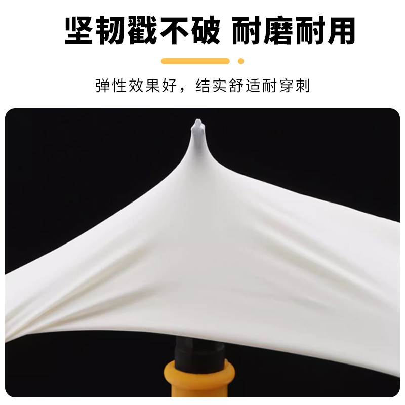 Junda disposable latex gloves, high-elasticity rubber, food-grade boxed rubber gloves, waterproof and oil-proof inspection rubber gloves, direct sales Specification image