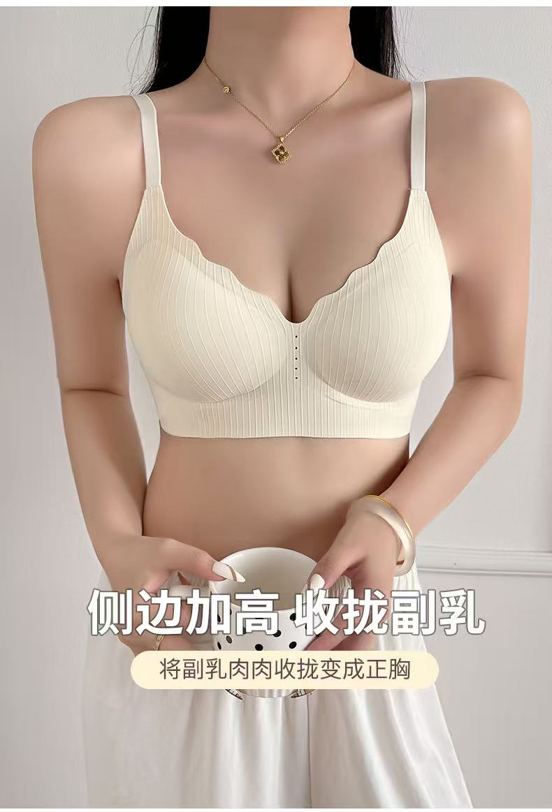 8803＃性感蕾丝无痕内衣小胸提拉聚拢防下垂收副女士乳胸罩软支撑文胸 详情11