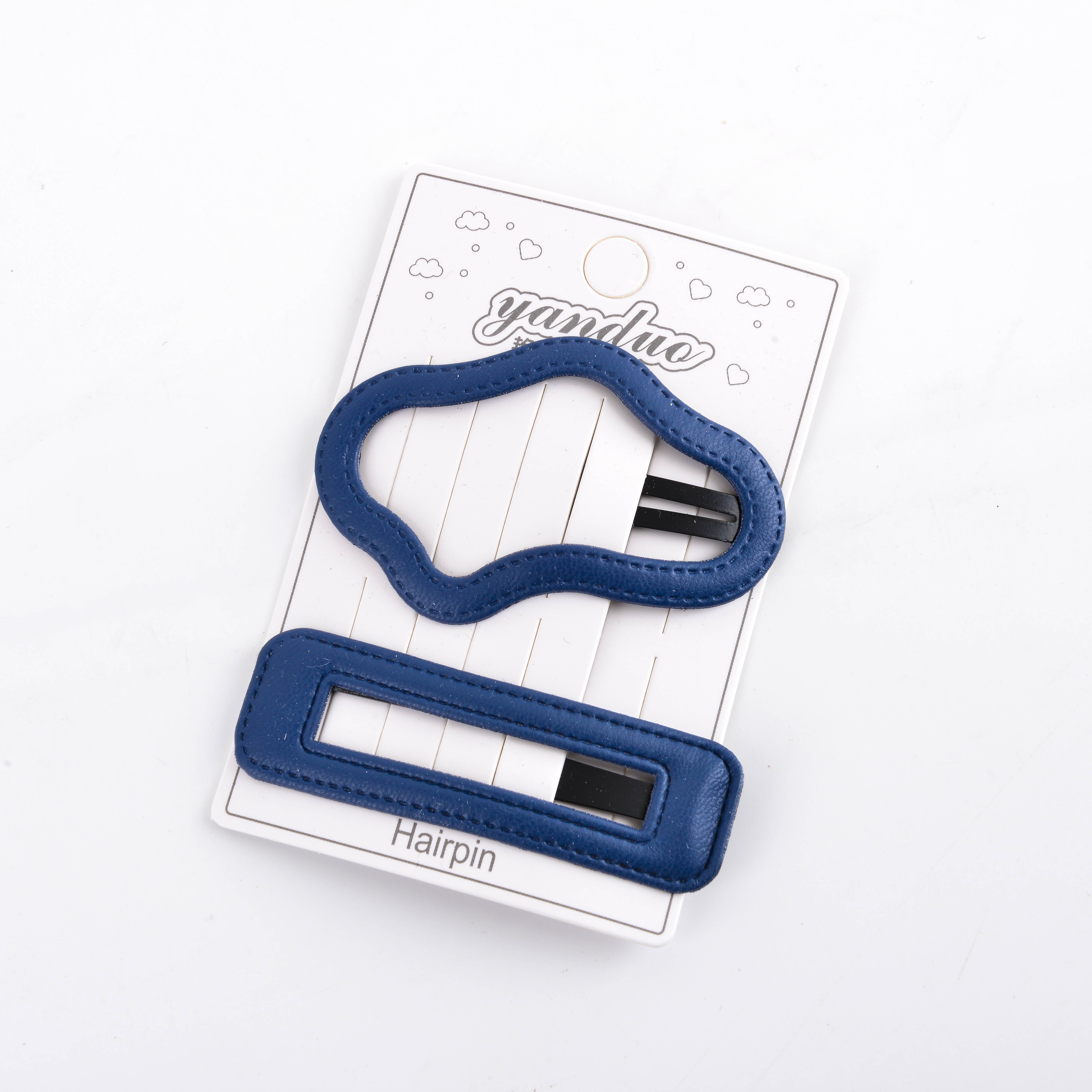 Children's hair clips, dopamine leather, cute hair accessories, girls' bangs, hair clips, headwear, non-damaging hair clips, bb clips Application Scenario