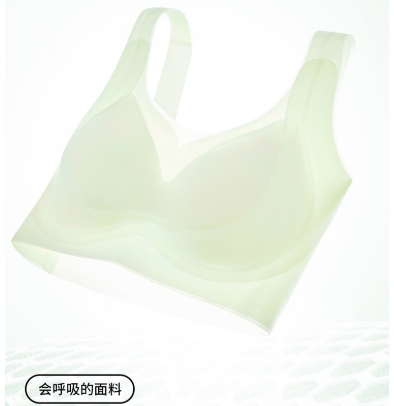 云感软支撑超薄果冻无痕半固定杯背心薄款内衣无痕舒适无钢圈背心详情4