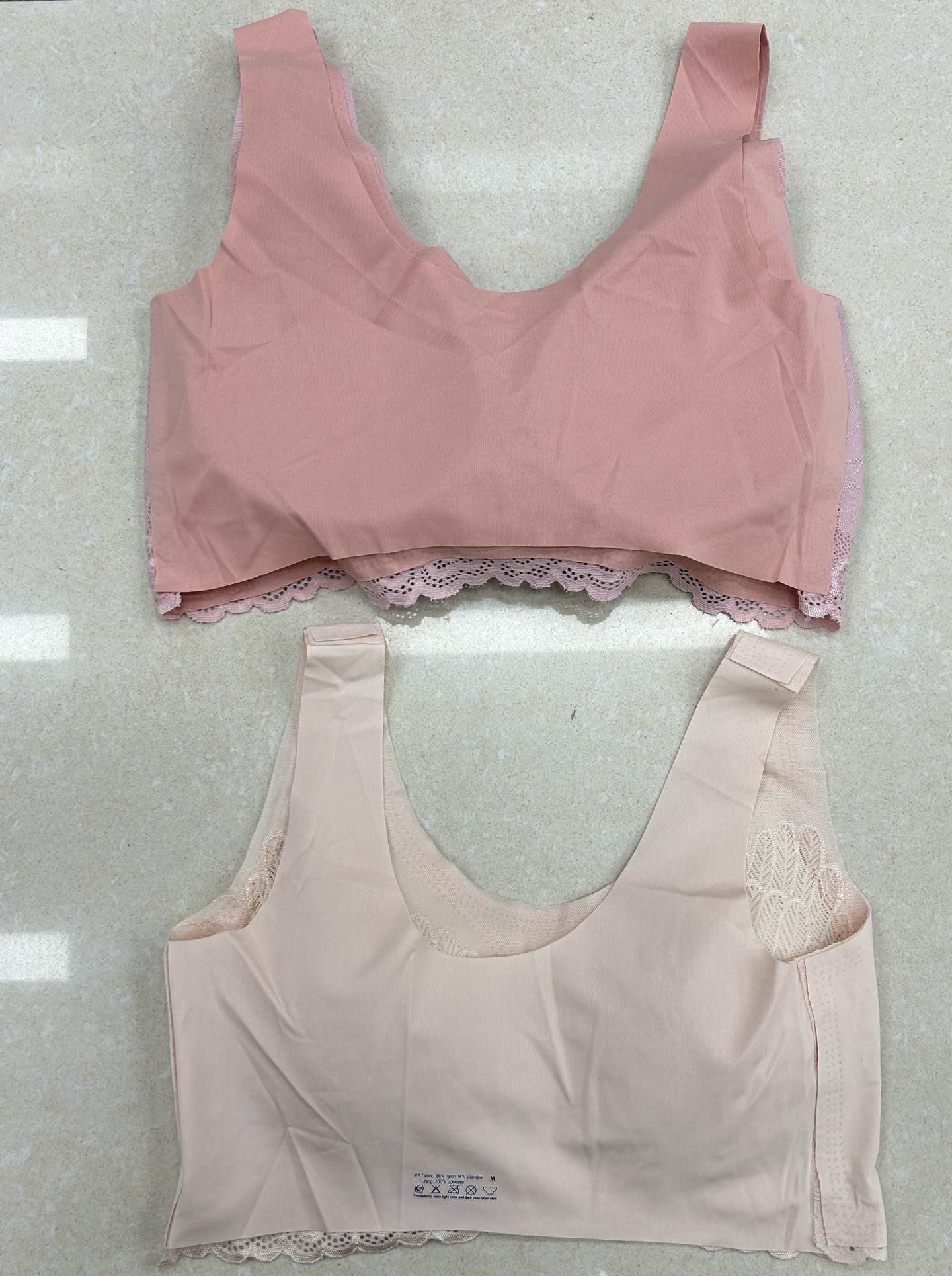40# broadband vest, detachable chest cushion for export to the Middle East inventory, latex 4.0 seamless back beauty underwear, women's small chest without steel rings, adjustable breathable, exercise sleep, women's QNI Item Picture