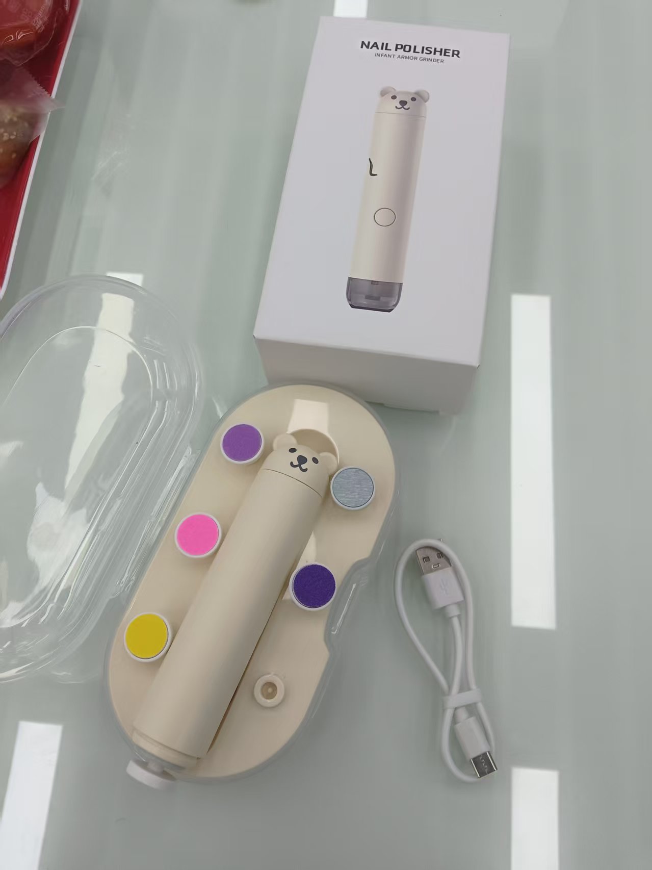 婴儿电动磨甲器新生宝宝专用指甲剪刀儿童指甲钳打磨神器