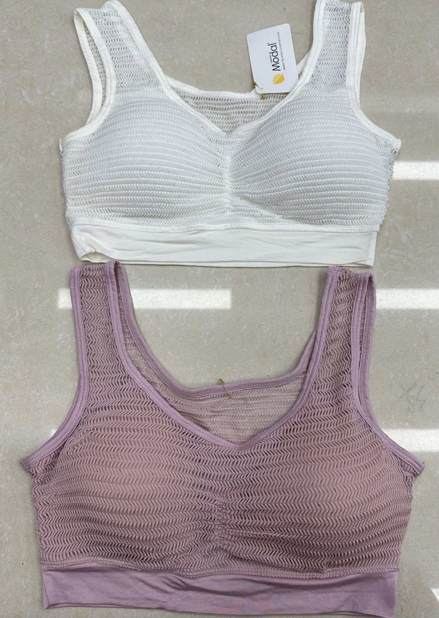 2603# For export to the Middle East and Africa, wide-band beautiful back, sports underwear with mesh, breathable and comfortable, sleep bra without steel rings, QNI Specification drawing
