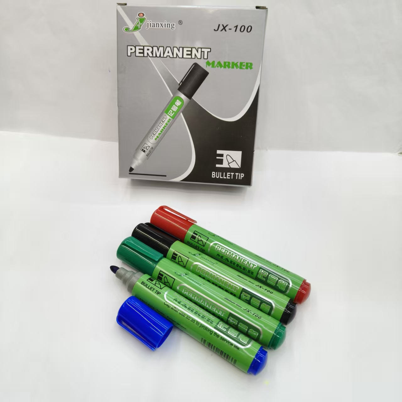 100 Oil-based marker pens for carton marking, logistics and express delivery, special foreign trade marker pens Specification image