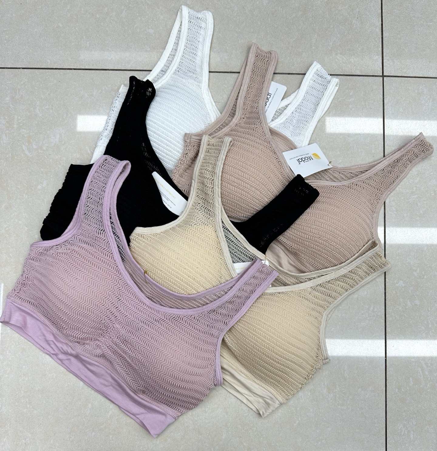 2603#外贸出口中东非洲现货宽带美背，运动内衣带网眼透气舒适无钢圈睡眠文胸QNI