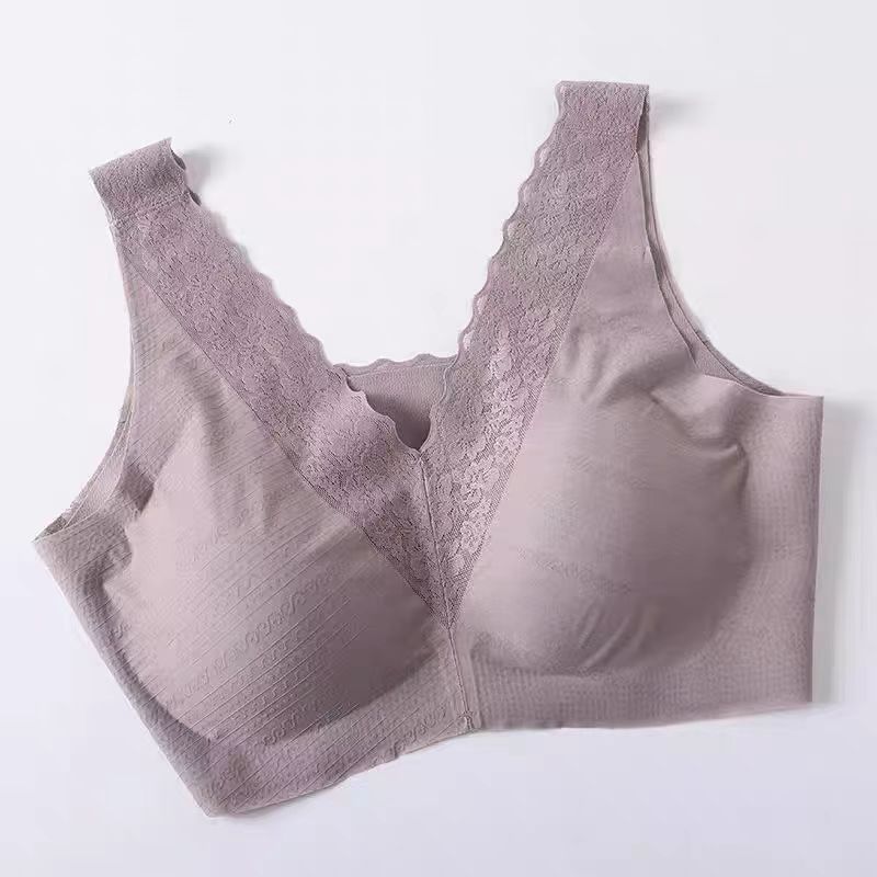 A02# Export to the Middle East and Africa, inventory of women's wide-band, beautiful back, low-price, comfortable women's sports underwear, sexy lace, beautiful back, sports nylon bra, QNI details Picture