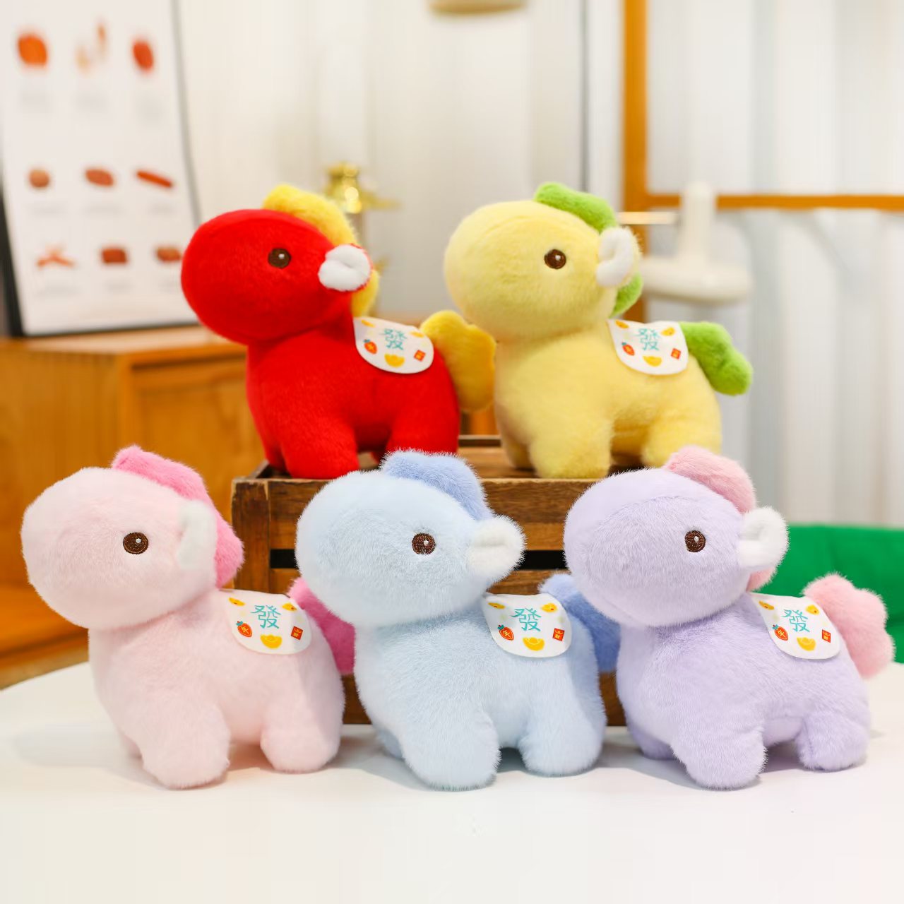 2026 Year of the Horse mascot figurine New Year gift: Little Horse doll pic 1