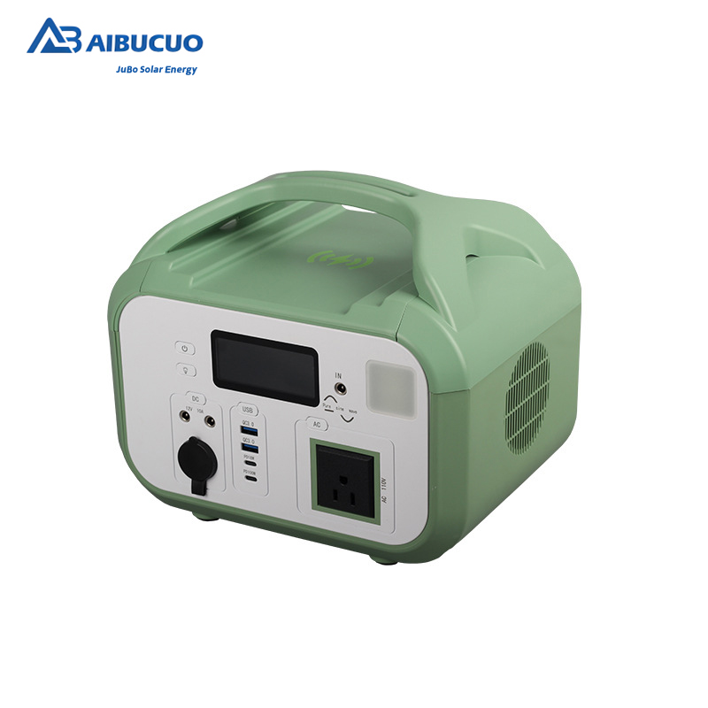 AIBUCUO Cross-border 110V Outdoor mobile Power Bank 600W Portable Solar energy Storage Power Bank Lithium Iron Phosphate Specification image
