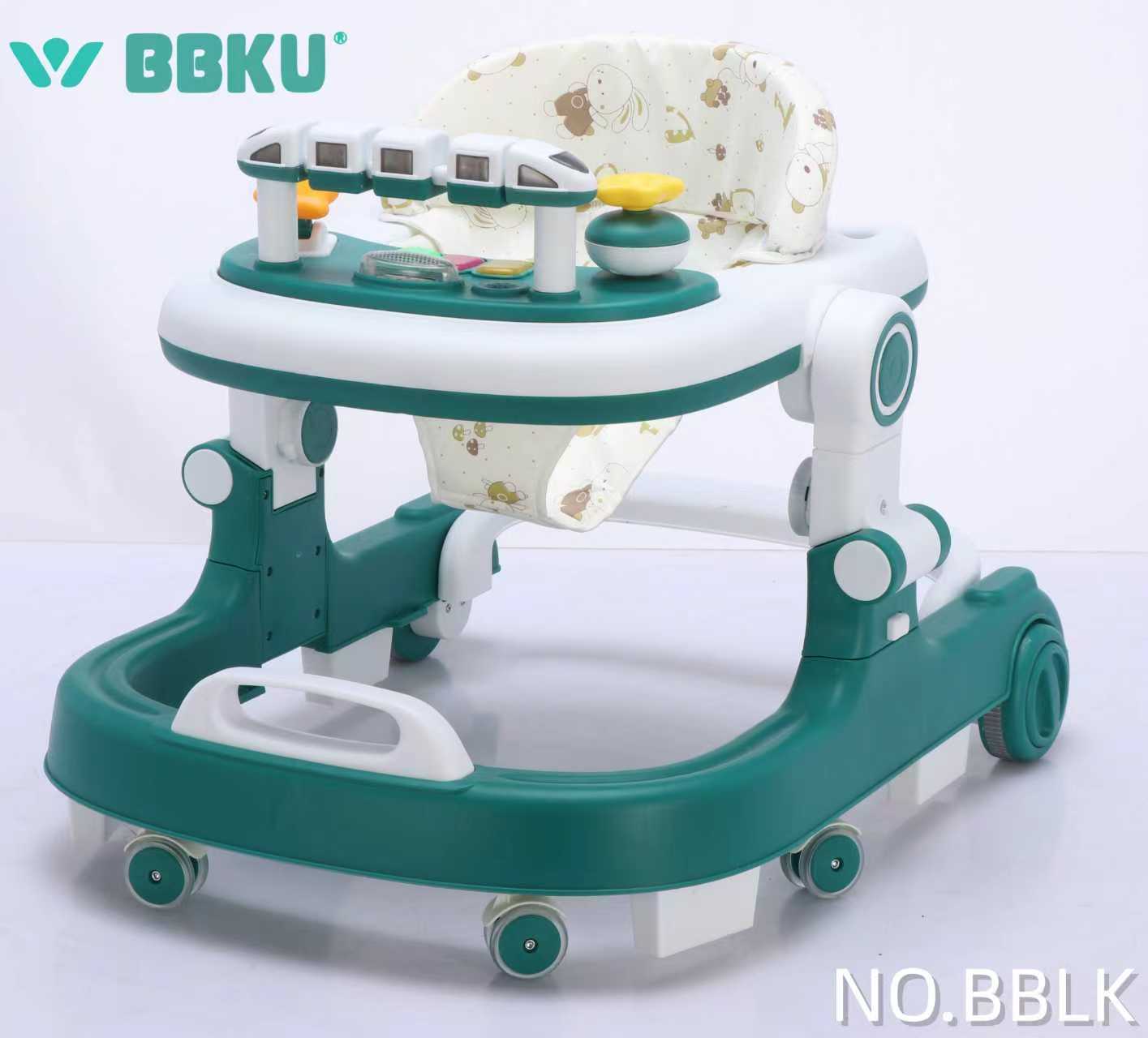 bbku猪拐婴儿学步车手推轮子玩具宝宝早教益智推行助步辅助训练儿童玩具