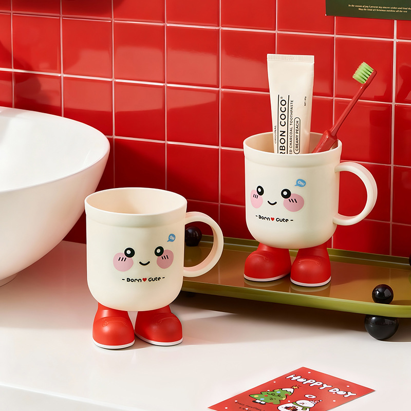 J06-9014-1 New high-appearation-level household mouthwash cup, brushing cup, student dormitory washing toothbrush, toothware cup, couple and children's tooth cup