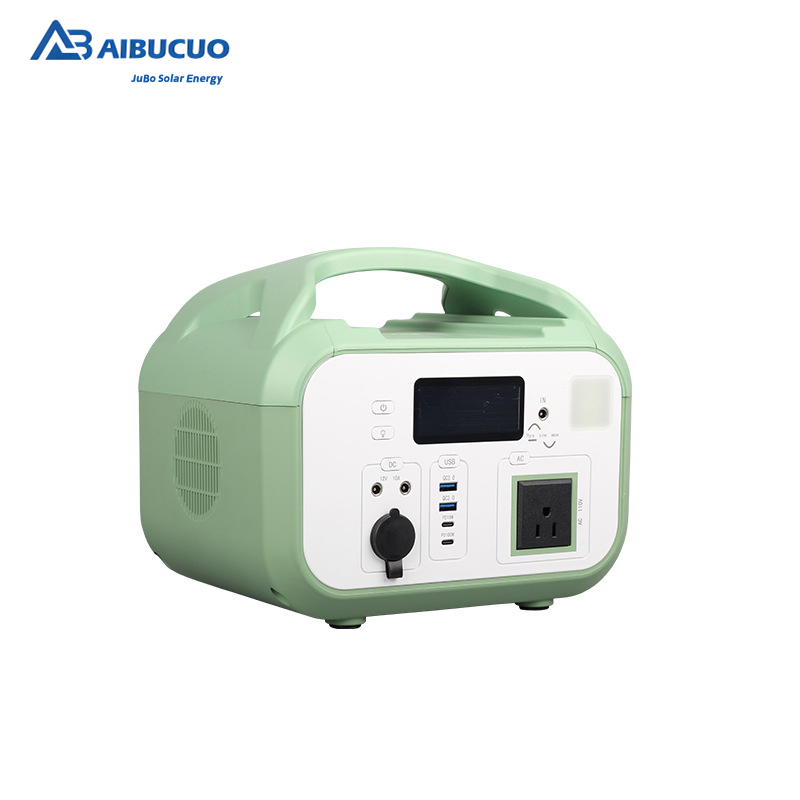 AIBUCUO Cross-border 110V Outdoor mobile Power Bank 600W Portable Solar energy Storage Power Bank Lithium Iron Phosphate Application Scenario