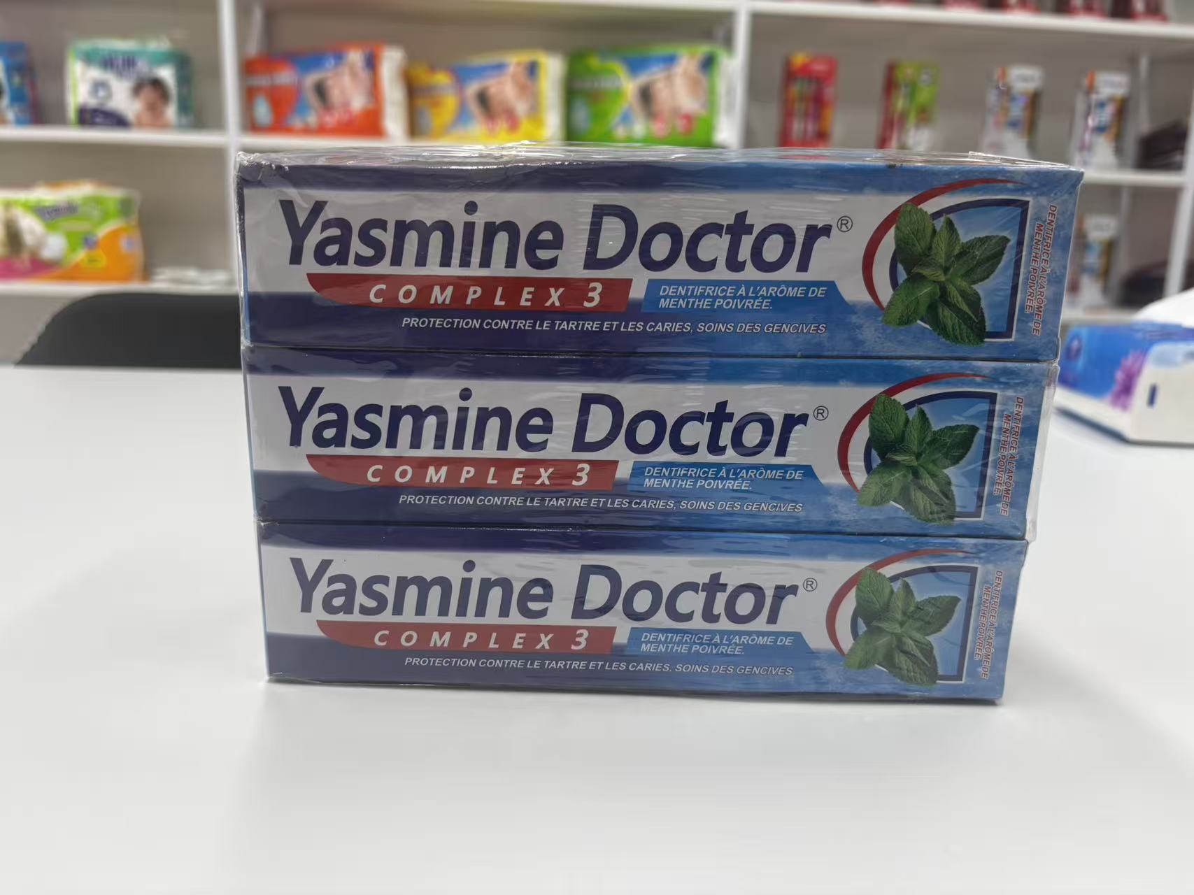 YasmineDoctor牙膏 清洁口腔 保护牙龈 消除口臭 持久留香